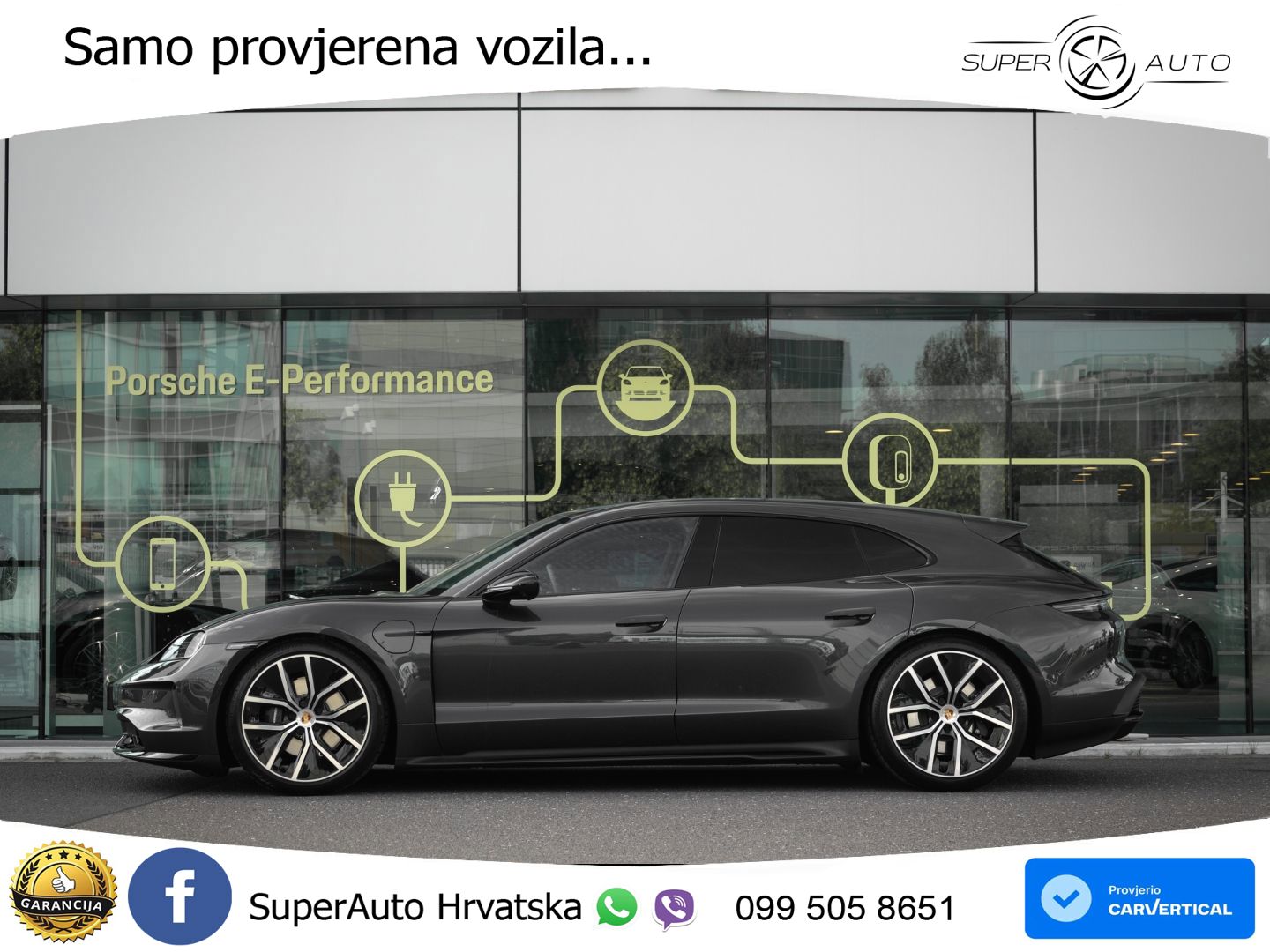 Porsche Taycan Sport Turismo 105 kWh (435 KS)