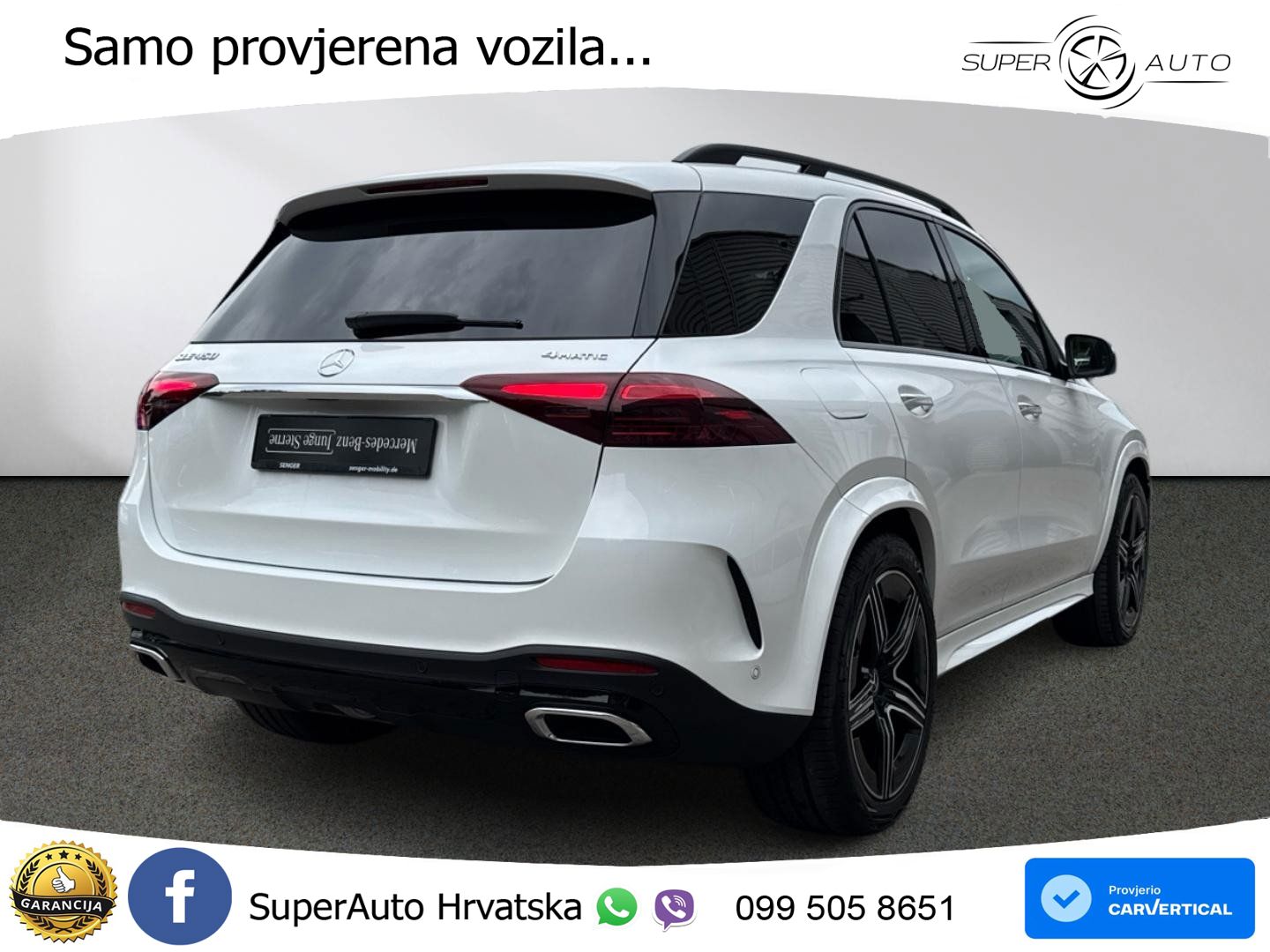 Mercedes GLE 450 3.0 (381 KS) EQ Boost 4MATIC 9G-TRONIC AMG LED+GR SJED+ACC