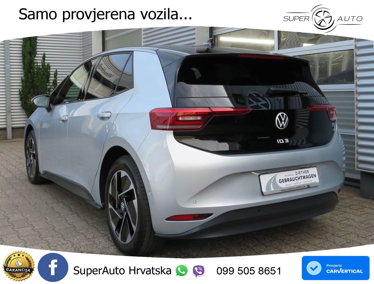 Volkswagen ID.3 Pro 62 kWh (204 KS) LED+GR SJED+ACC