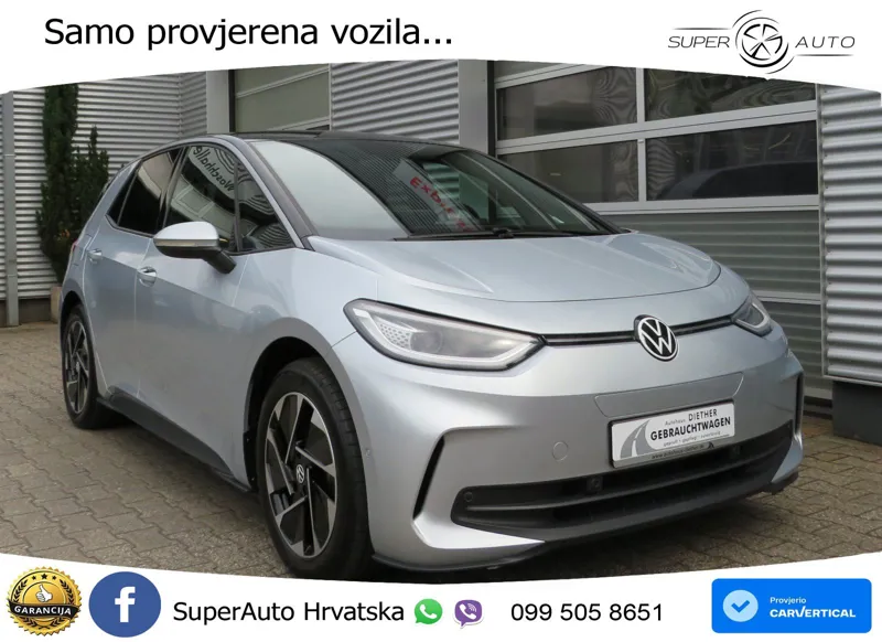 Volkswagen ID.3 Pro 62 kWh (204 KS) LED+GR SJED+ACC