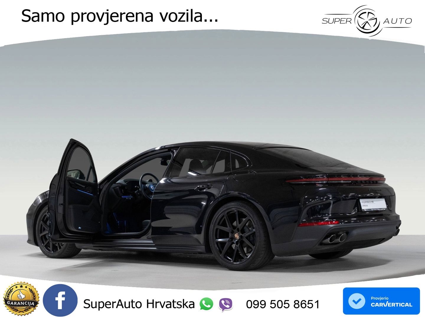 Porsche Panamera 4 2.9 V6 (470 KS) E-Hybrid PDK ACC+HEAD+4xGR SJED+360+PANO