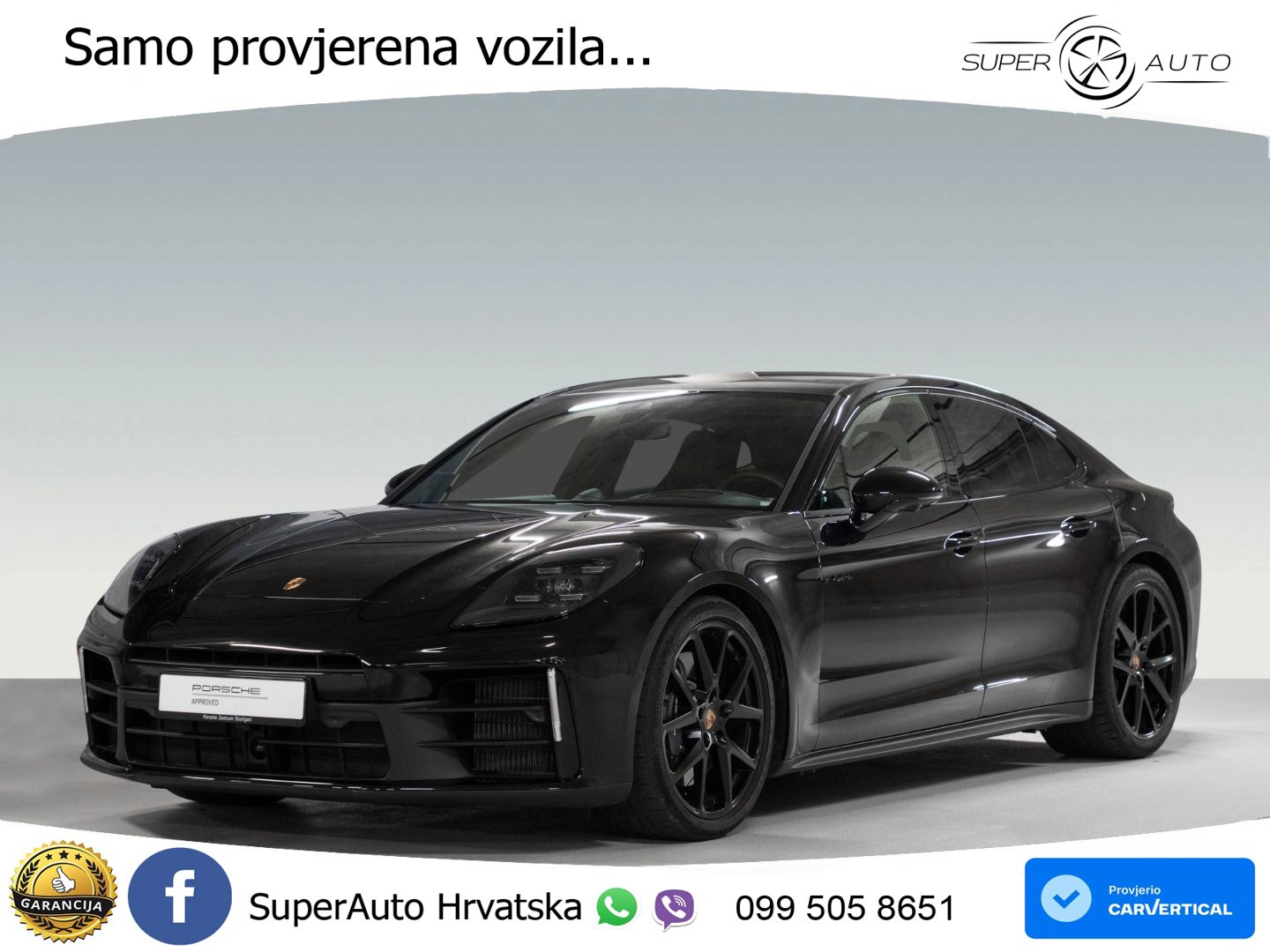 Porsche Panamera 4 2.9 V6 (470 KS) E-Hybrid PDK ACC+HEAD+4xGR SJED+360+PANO