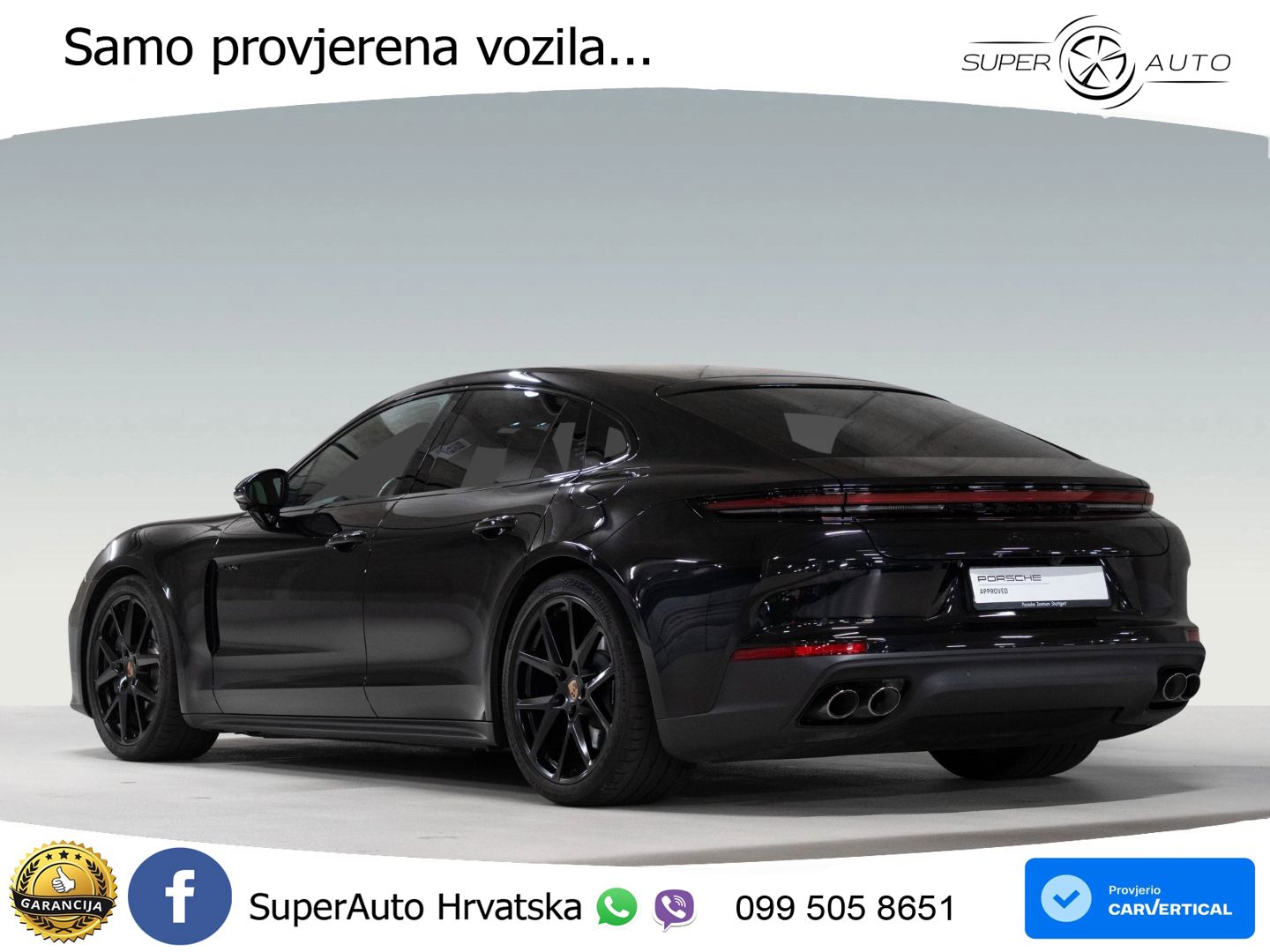 Porsche Panamera 4 2.9 V6 (470 KS) E-Hybrid PDK ACC+HEAD+4xGR SJED+360+PANO