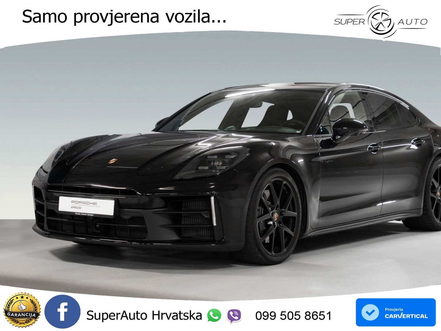Porsche Panamera 4 2.9 V6 (470 KS) E-Hybrid PDK ACC+HEAD+4xGR SJED+360+PANO