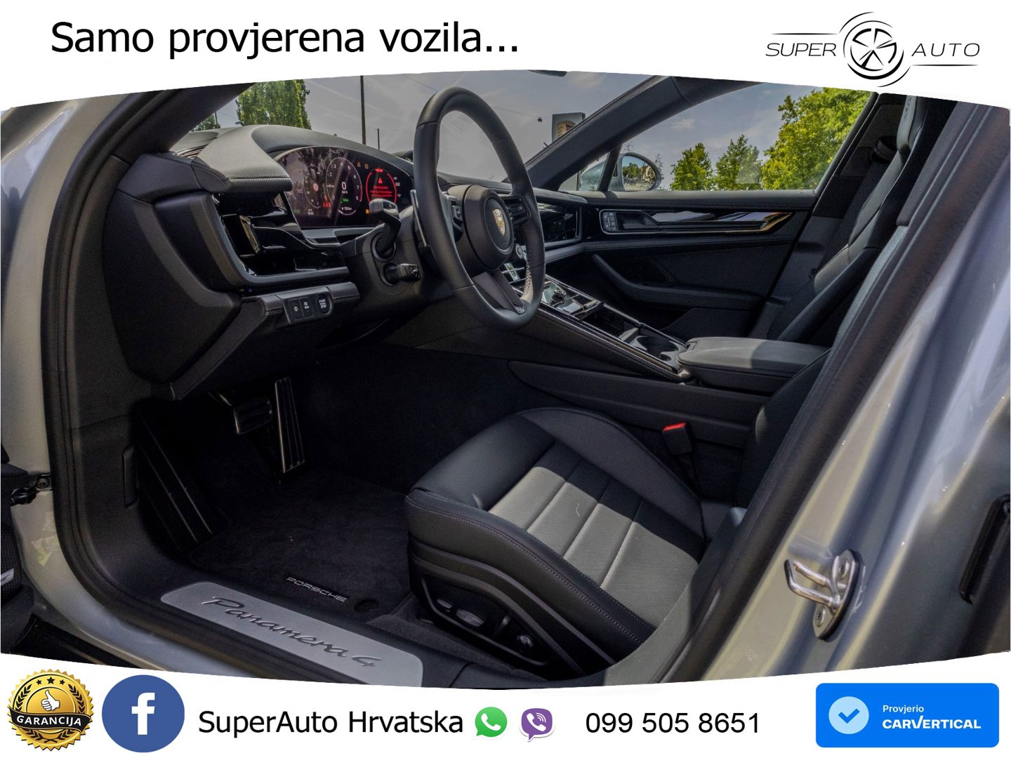Porsche Panamera 4 2.9 V6 (470 KS) E-Hybrid PDK ZRAČNI+ACC+GR SJED+KAM+PANO