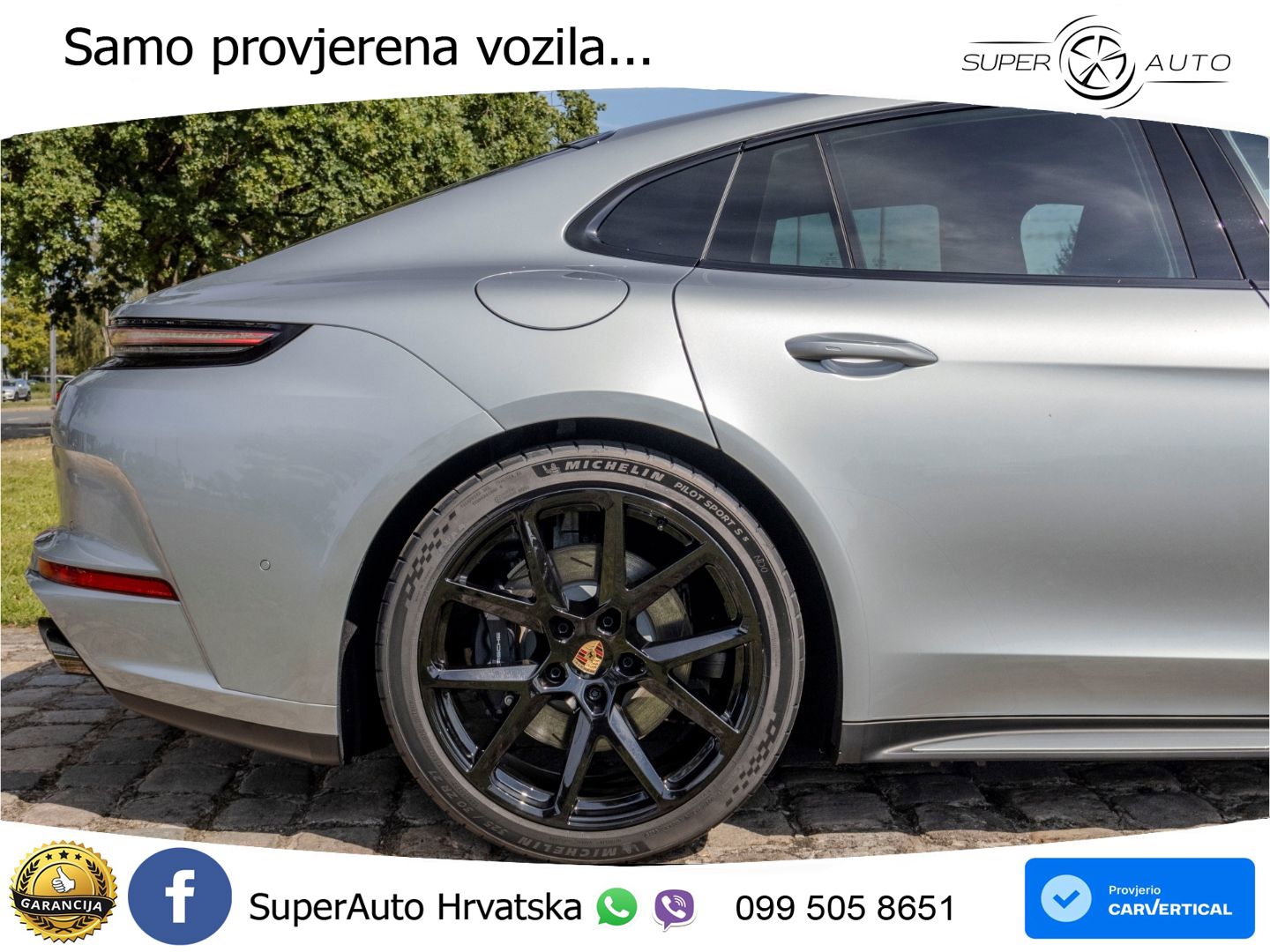 Porsche Panamera 4 2.9 V6 (470 KS) E-Hybrid PDK ZRAČNI+ACC+GR SJED+KAM+PANO