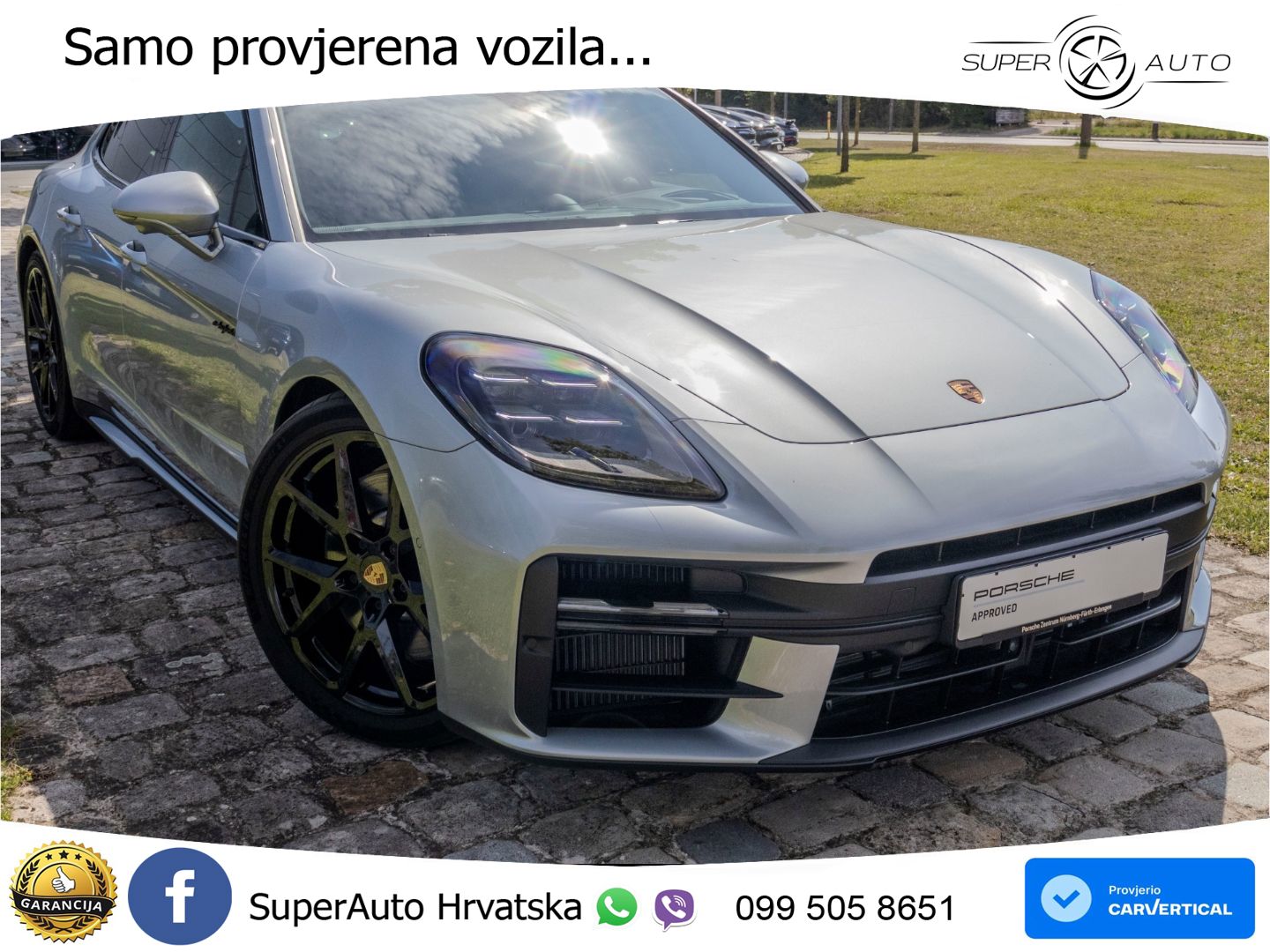 Porsche Panamera 4 2.9 V6 (470 KS) E-Hybrid PDK ZRAČNI+ACC+GR SJED+KAM+PANO