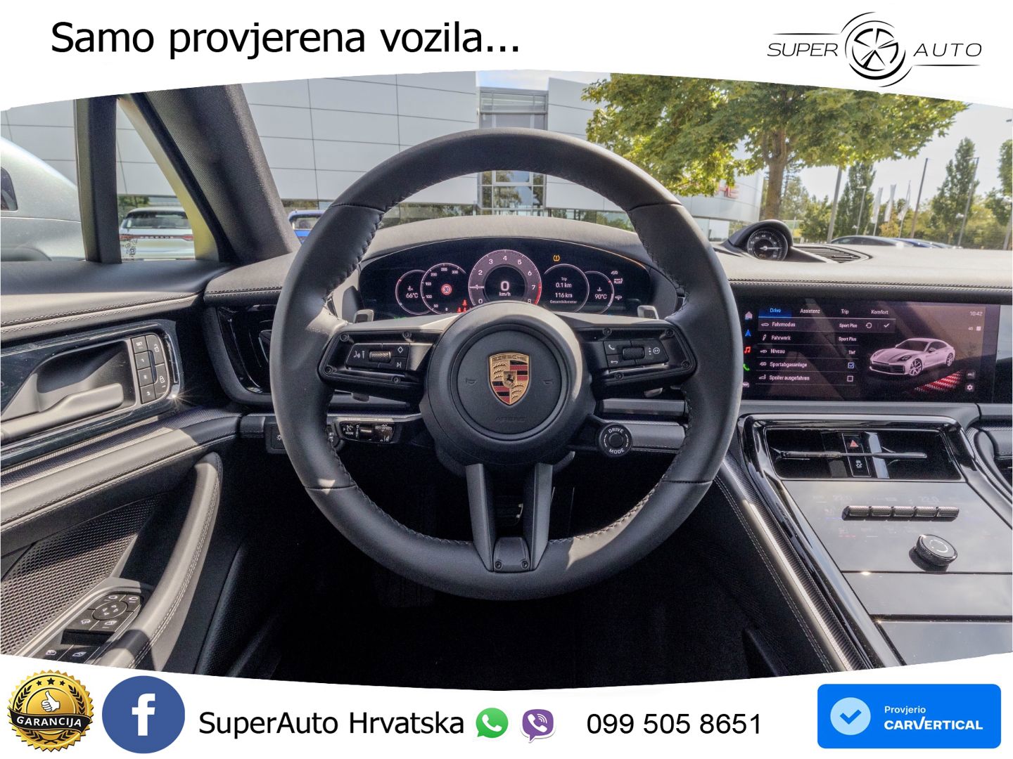 Porsche Panamera 4 2.9 V6 (470 KS) E-Hybrid PDK ZRAČNI+ACC+GR SJED+KAM+PANO