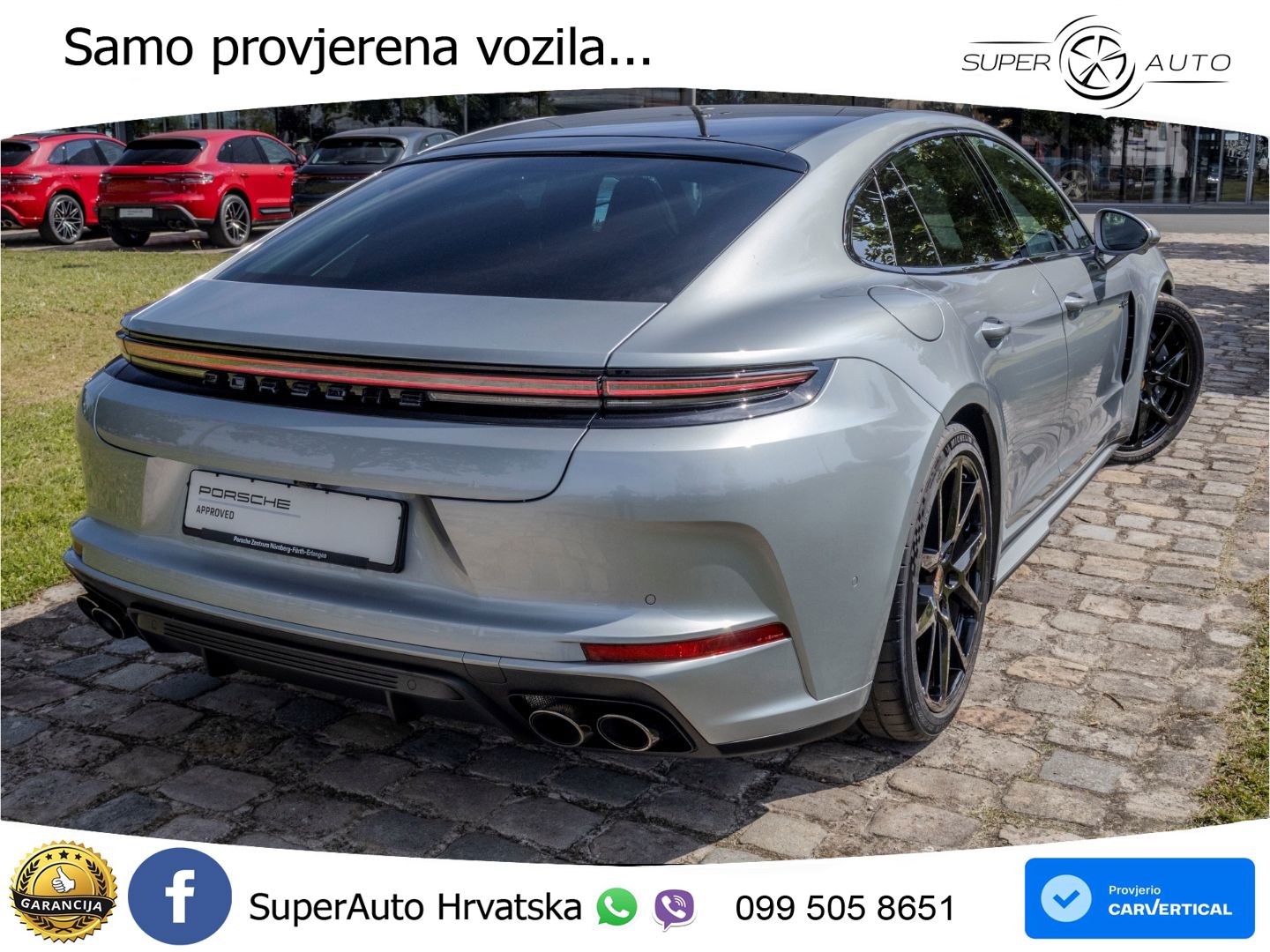 Porsche Panamera 4 2.9 V6 (470 KS) E-Hybrid PDK ZRAČNI+ACC+GR SJED+KAM+PANO