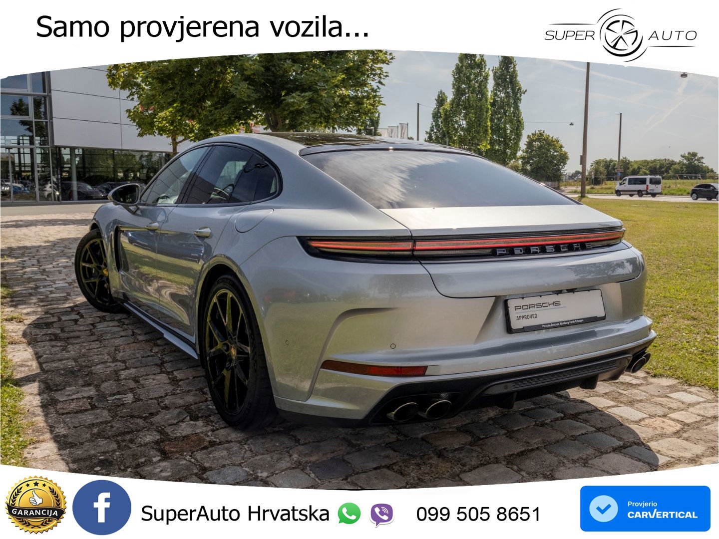 Porsche Panamera 4 2.9 V6 (470 KS) E-Hybrid PDK ZRAČNI+ACC+GR SJED+KAM+PANO