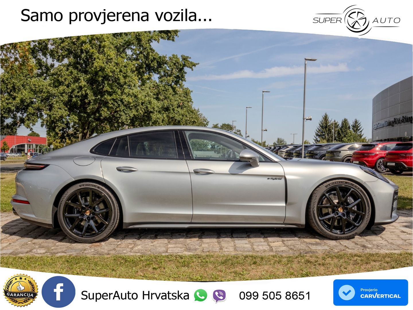 Porsche Panamera 4 2.9 V6 (470 KS) E-Hybrid PDK ZRAČNI+ACC+GR SJED+KAM+PANO