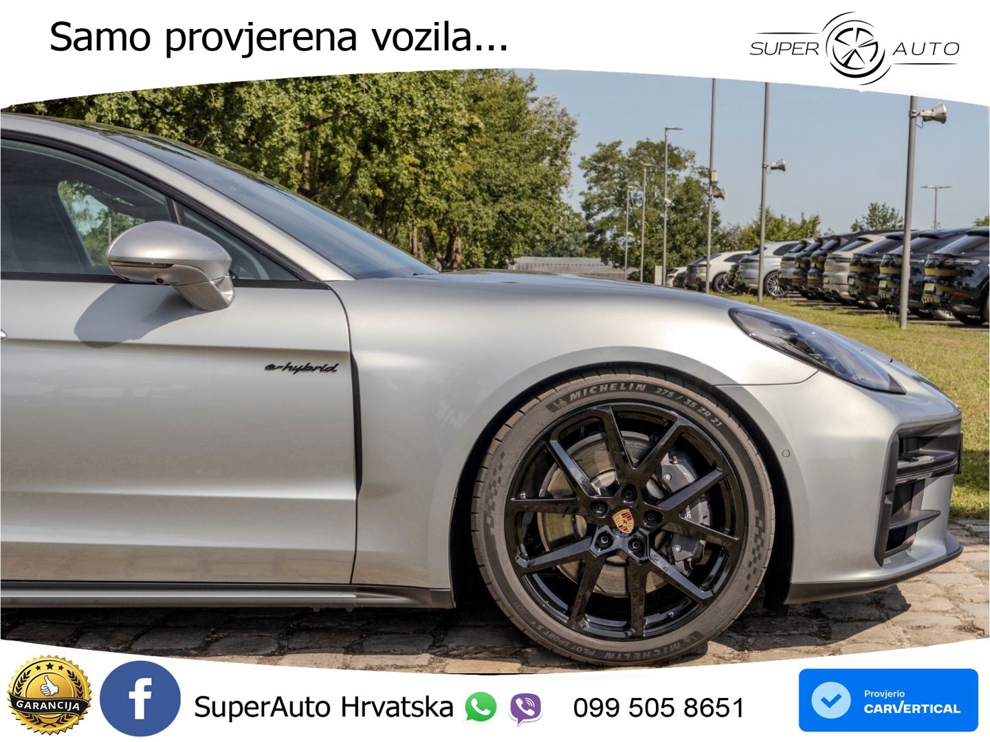 Porsche Panamera 4 2.9 V6 (470 KS) E-Hybrid PDK ZRAČNI+ACC+GR SJED+KAM+PANO