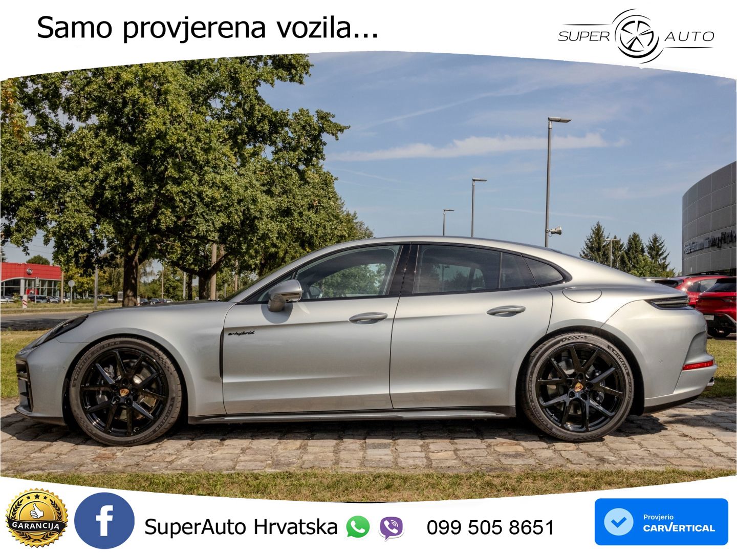 Porsche Panamera 4 2.9 V6 (470 KS) E-Hybrid PDK ZRAČNI+ACC+GR SJED+KAM+PANO