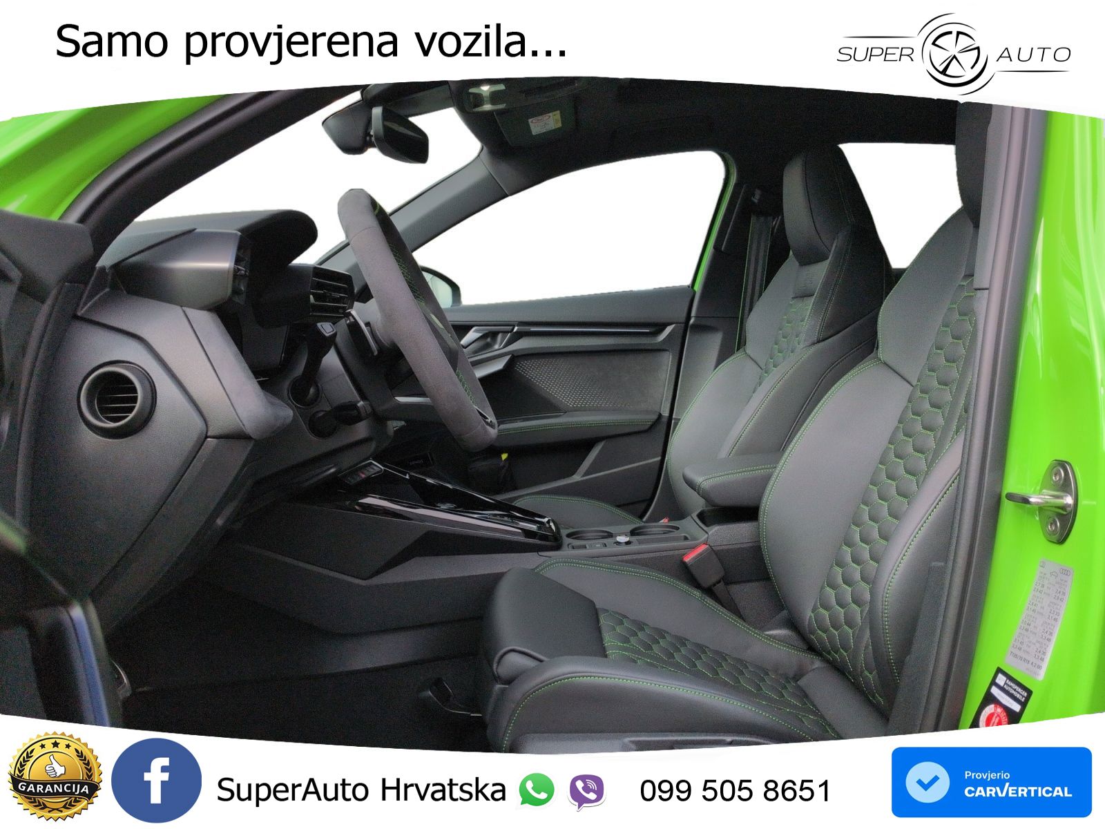 Audi RS3 Sedan 2.5 TFSI (400 KS) quattro S tronic LED+GR SJED+ACC