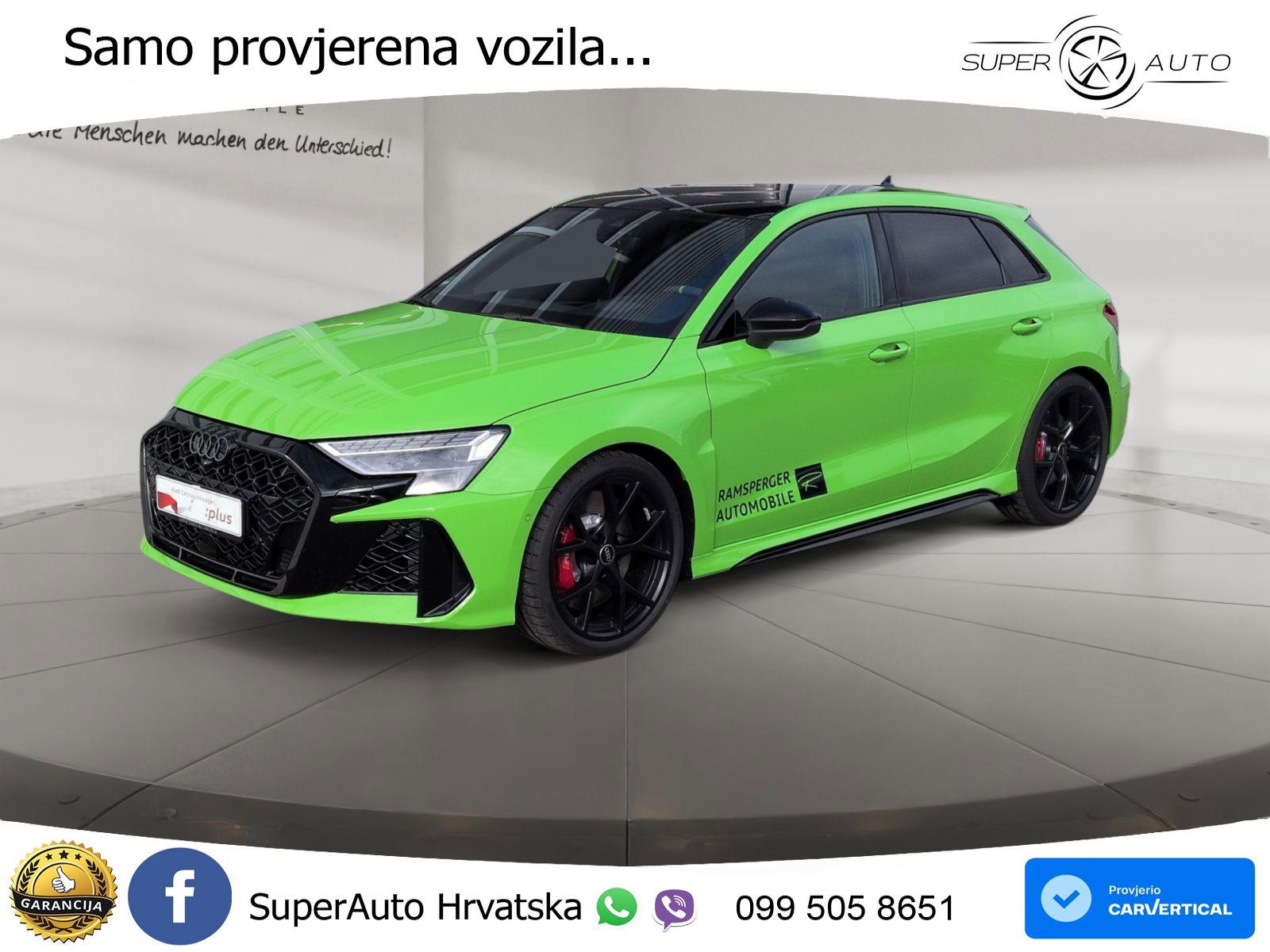 Audi RS3 Sedan 2.5 TFSI (400 KS) quattro S tronic LED+GR SJED+ACC