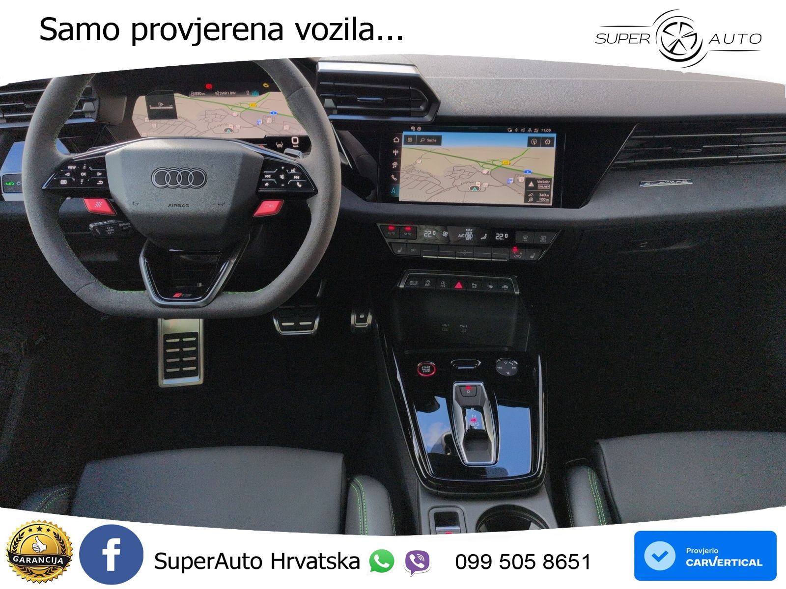 Audi RS3 Sedan 2.5 TFSI (400 KS) quattro S tronic LED+GR SJED+ACC