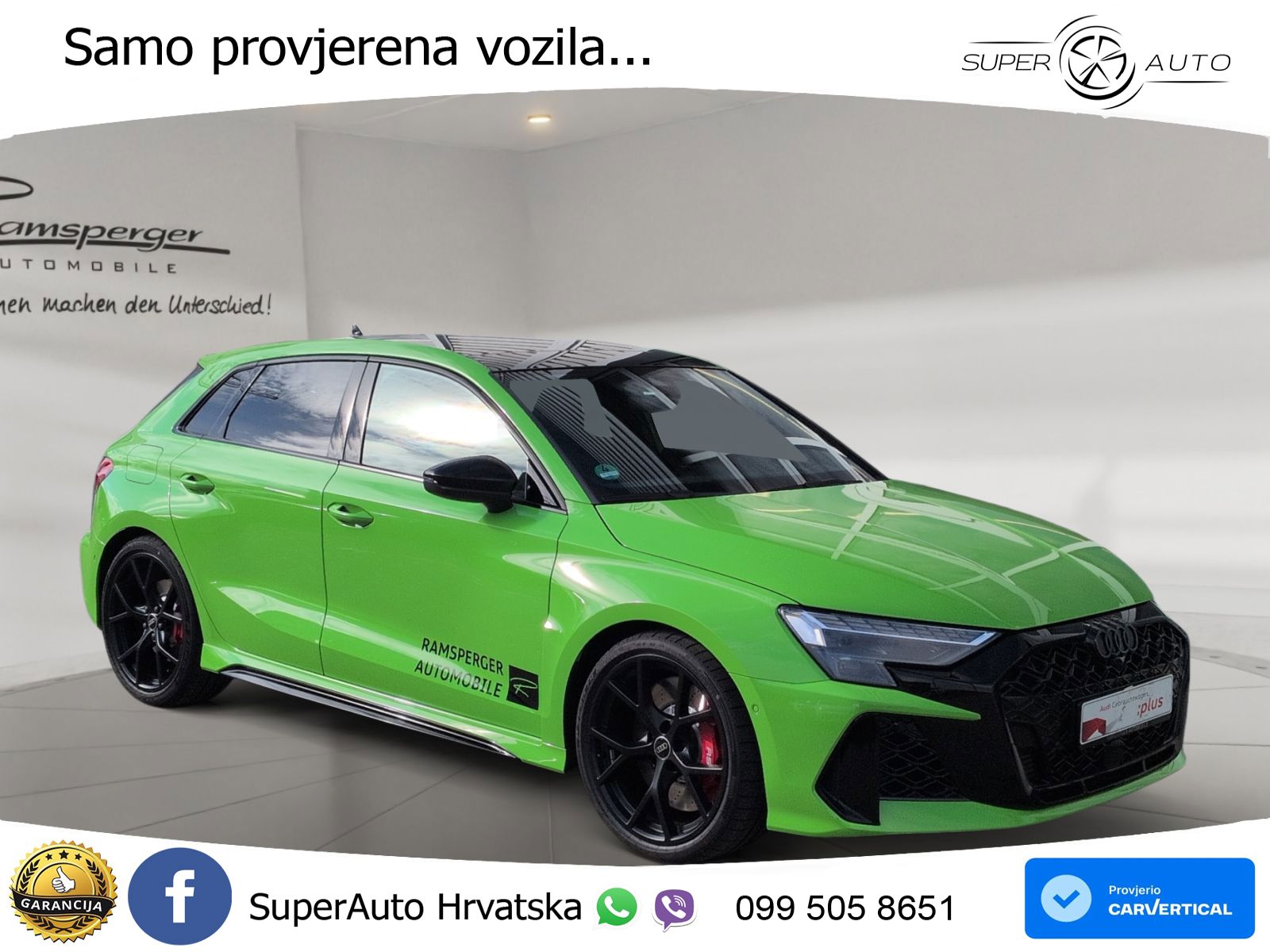 Audi RS3 Sedan 2.5 TFSI (400 KS) quattro S tronic LED+GR SJED+ACC