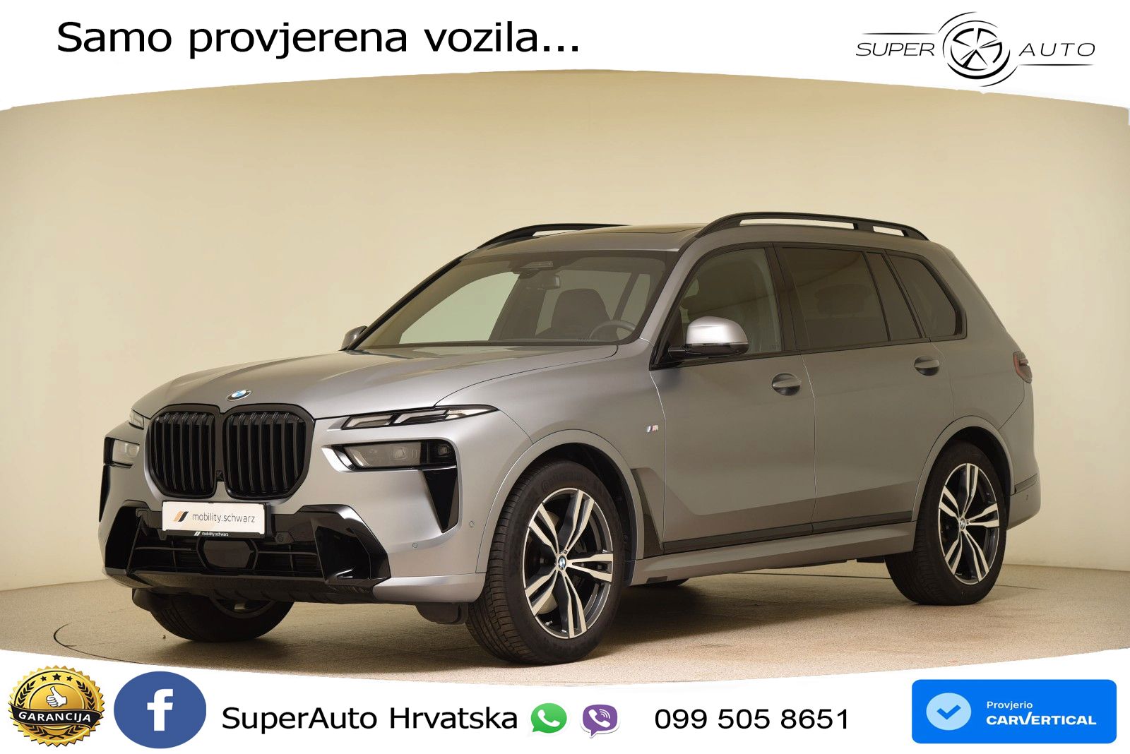 BMW X7 40d (352 KS) xDrive Steptronic M Sport LED+GR SJED+ACC