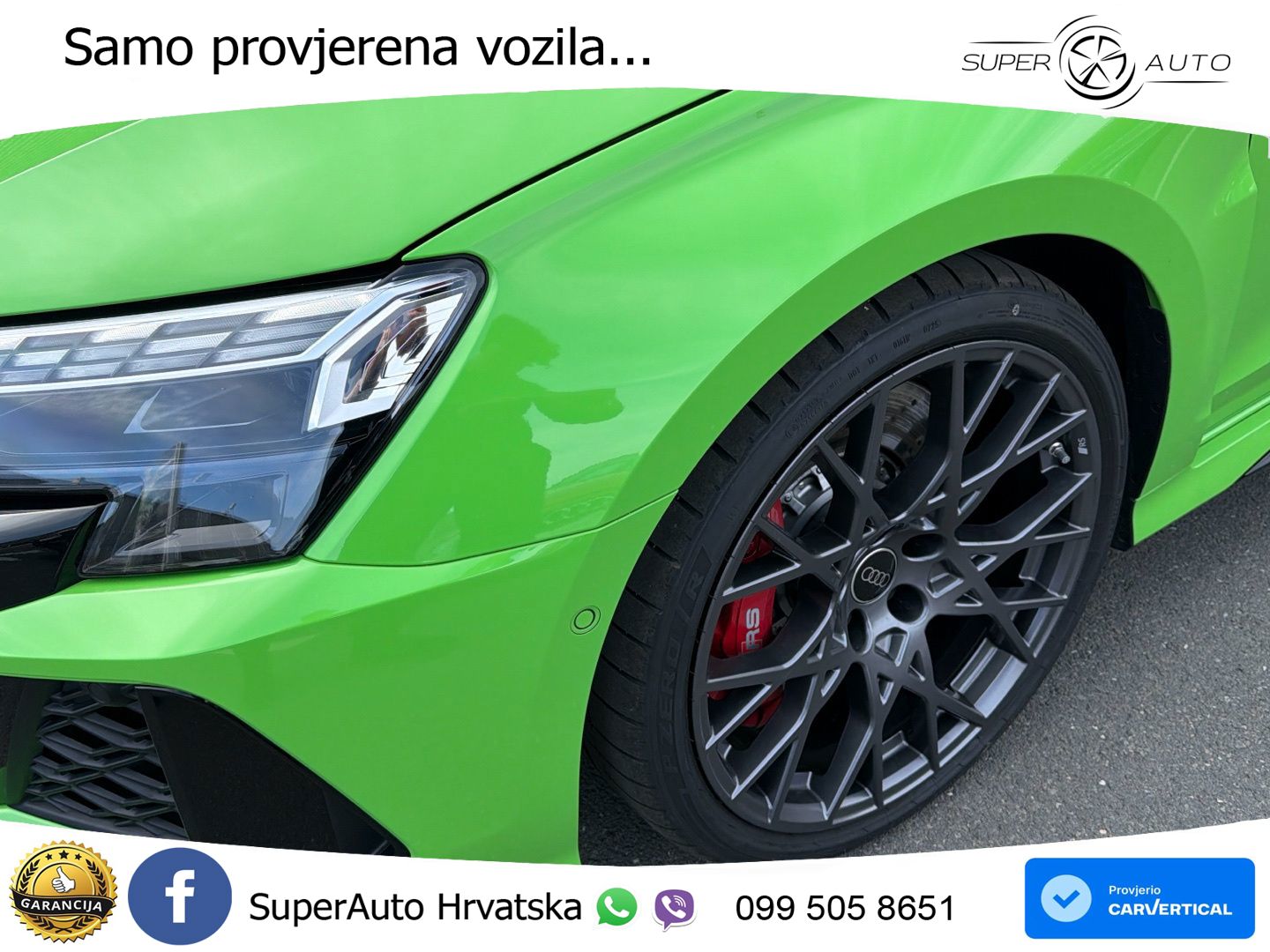 Audi RS3 Sportback 2.5 TFSI (400 KS) quattro S tronic LED+GR SJED+ACC