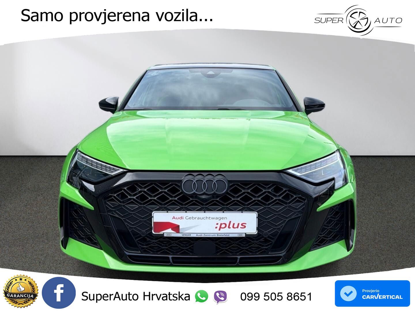 Audi RS3 Sportback 2.5 TFSI (400 KS) quattro S tronic LED+GR SJED+ACC