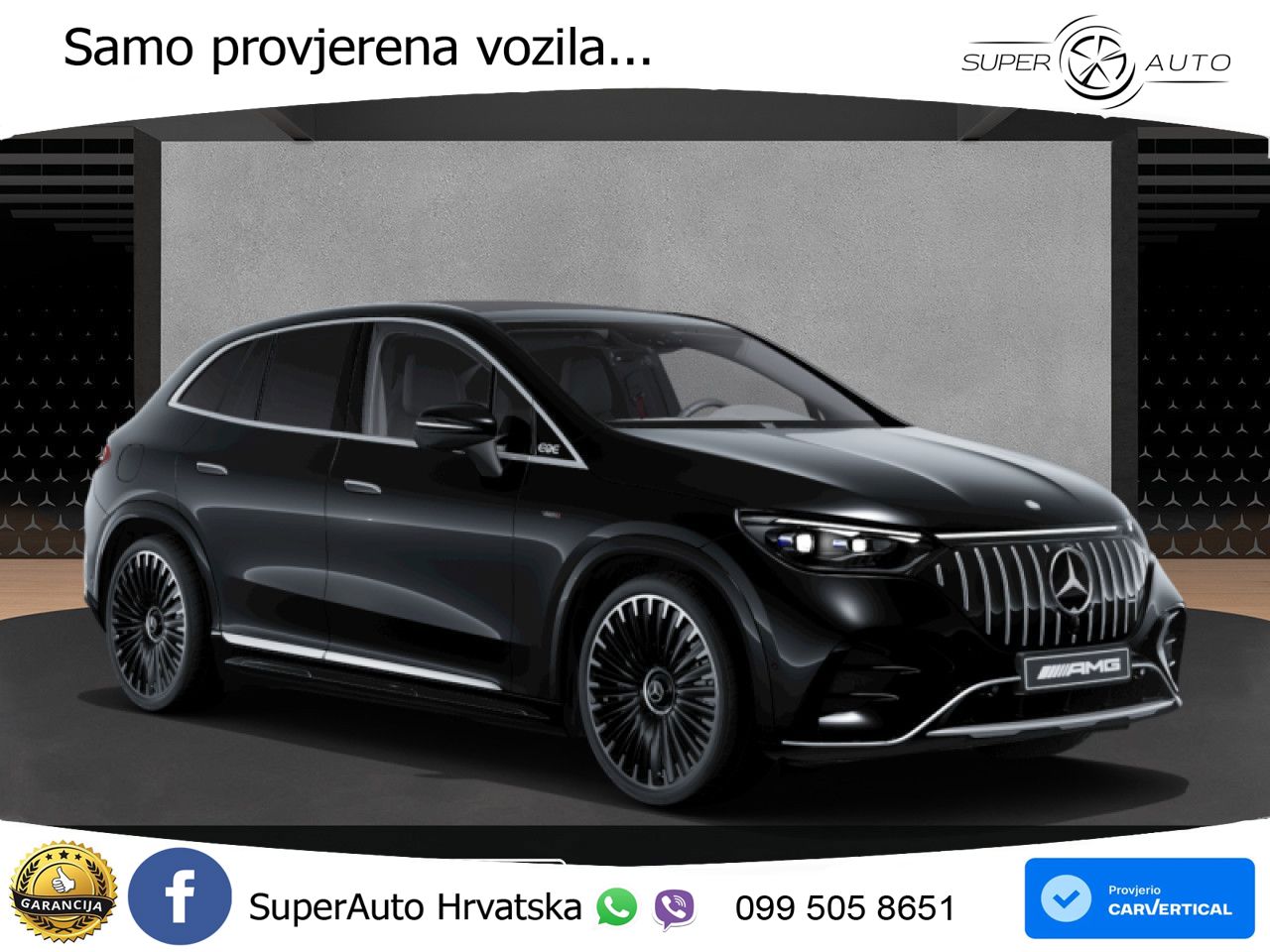 Mercedes EQE SUV AMG 53 100 kWh (626 KS) 4MATIC+ ZRAČNI+ACC+GR SJED+360+PANO