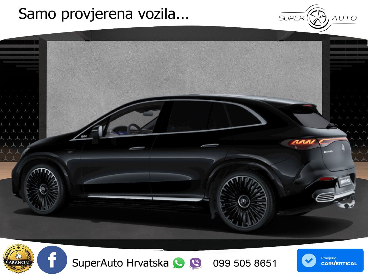 Mercedes EQE SUV AMG 53 100 kWh (626 KS) 4MATIC+ ZRAČNI+ACC+GR SJED+360+PANO