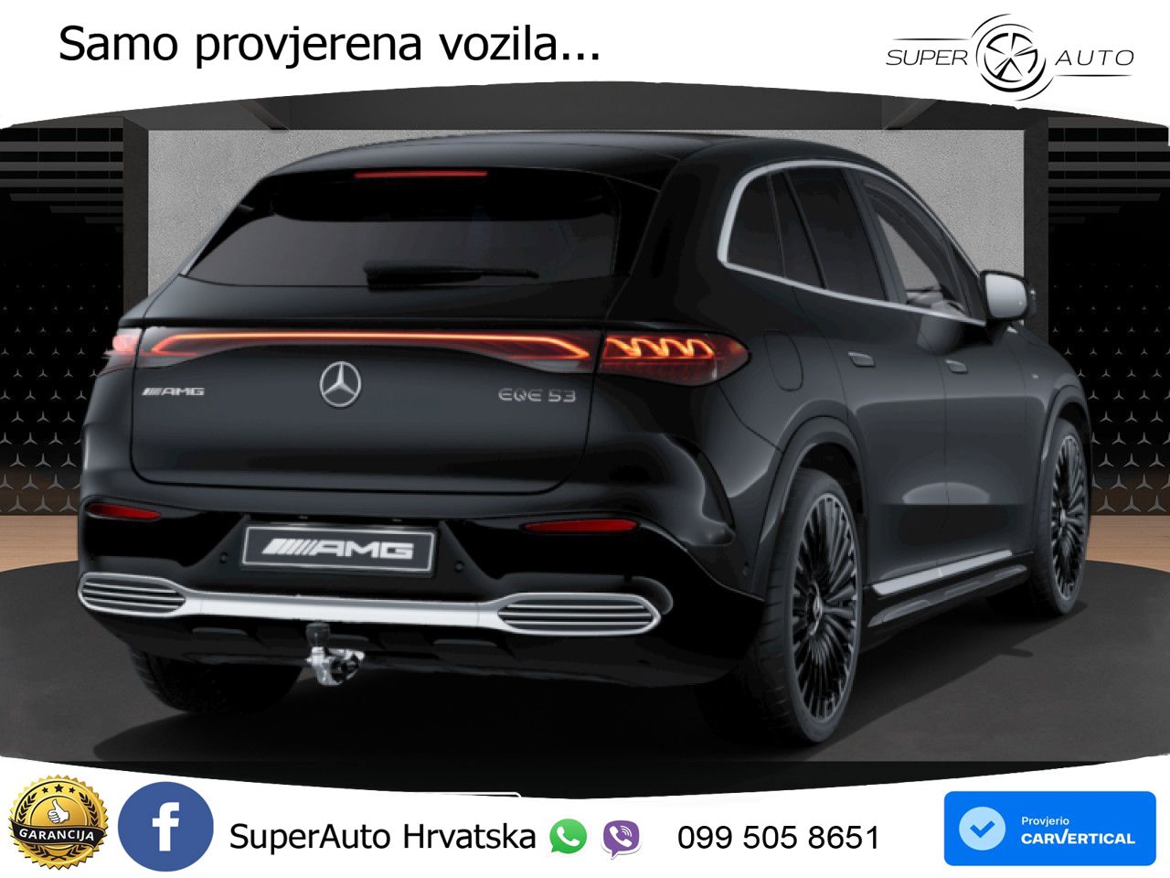 Mercedes EQE SUV AMG 53 100 kWh (626 KS) 4MATIC+ ZRAČNI+ACC+GR SJED+360+PANO