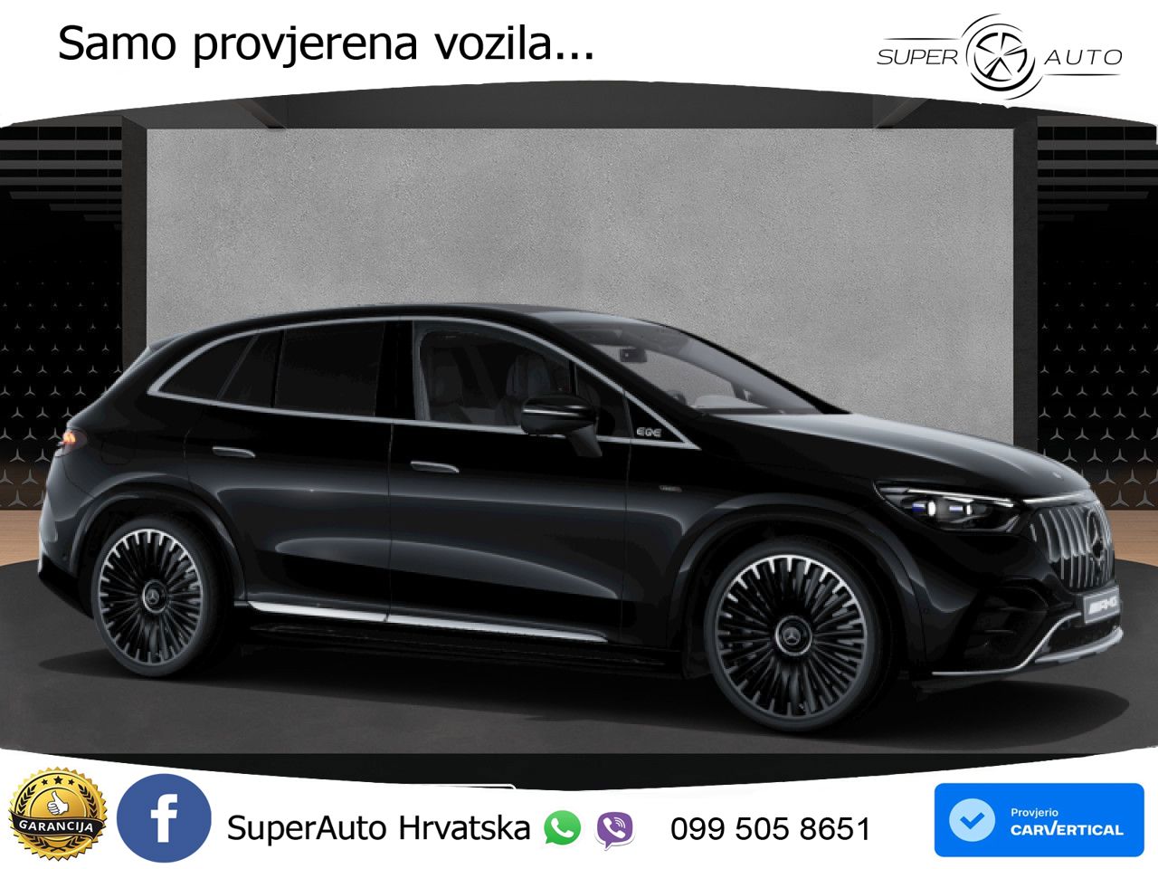 Mercedes EQE SUV AMG 53 100 kWh (626 KS) 4MATIC+ ZRAČNI+ACC+GR SJED+360+PANO
