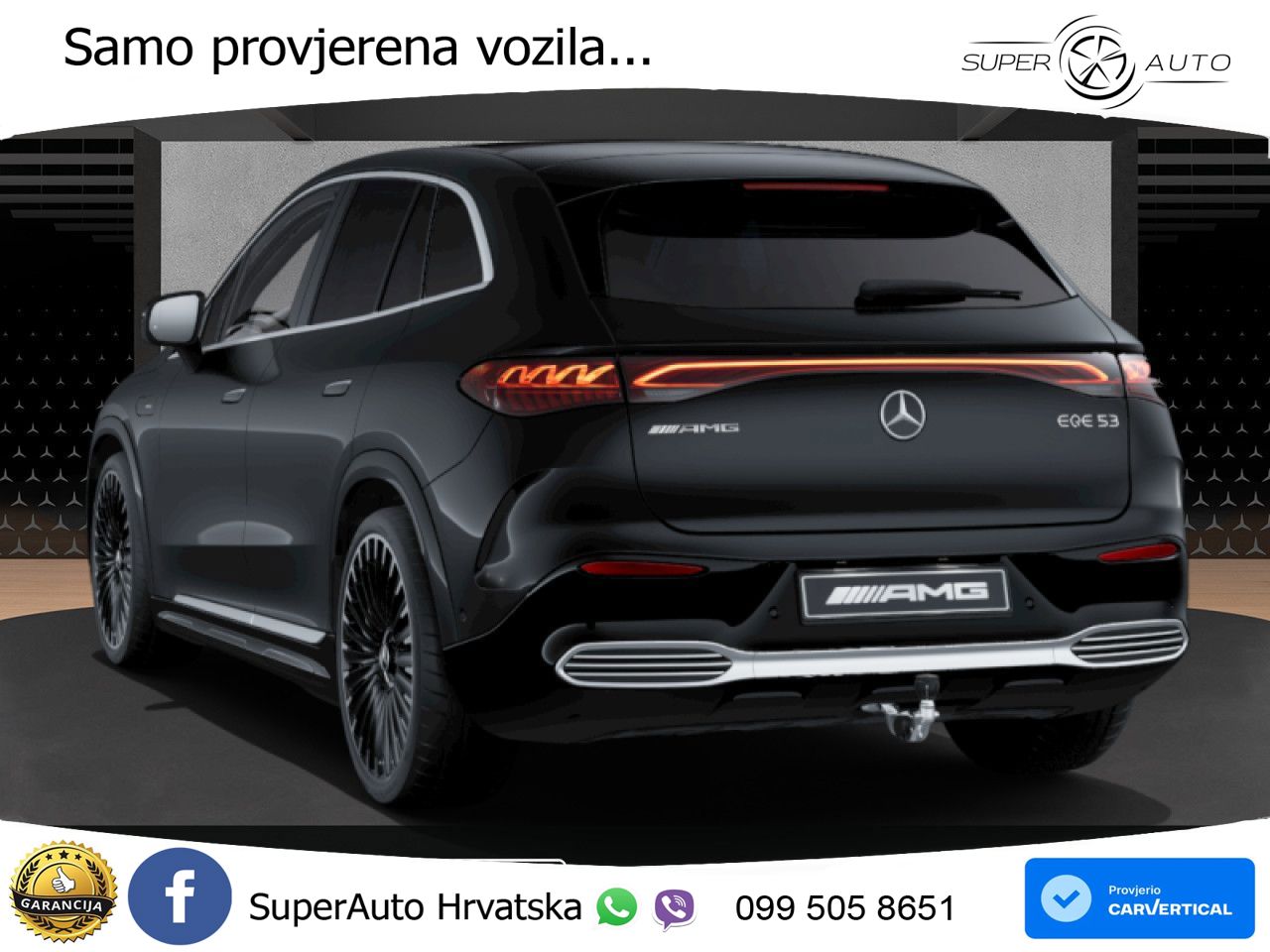 Mercedes EQE SUV AMG 53 100 kWh (626 KS) 4MATIC+ ZRAČNI+ACC+GR SJED+360+PANO