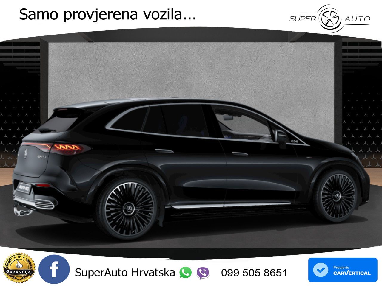 Mercedes EQE SUV AMG 53 100 kWh (626 KS) 4MATIC+ ZRAČNI+ACC+GR SJED+360+PANO