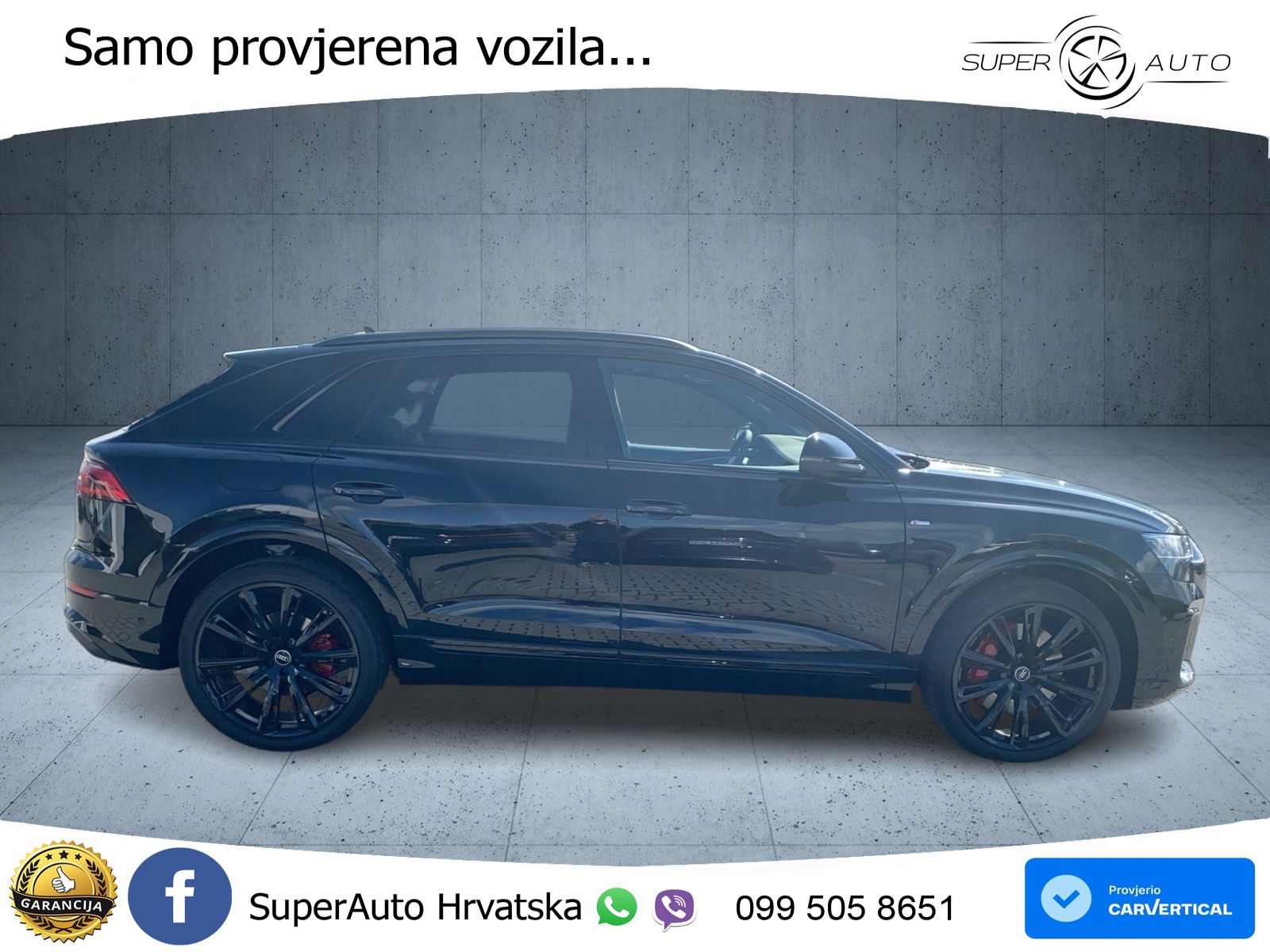 Audi Q8 60 TFSIe V6 (490 KS) quattro Tiptronic S line 489 KS LED+GR SJED+ACC