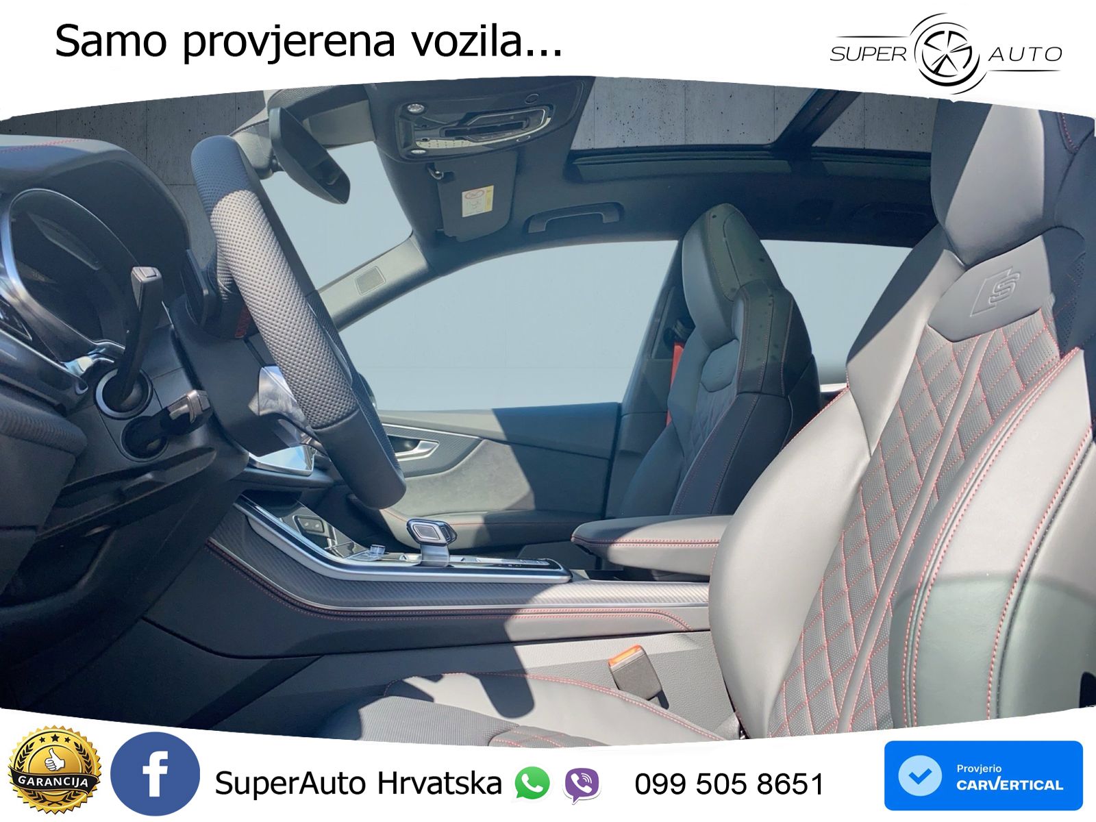 Audi Q8 60 TFSIe V6 (490 KS) quattro Tiptronic S line 489 KS LED+GR SJED+ACC