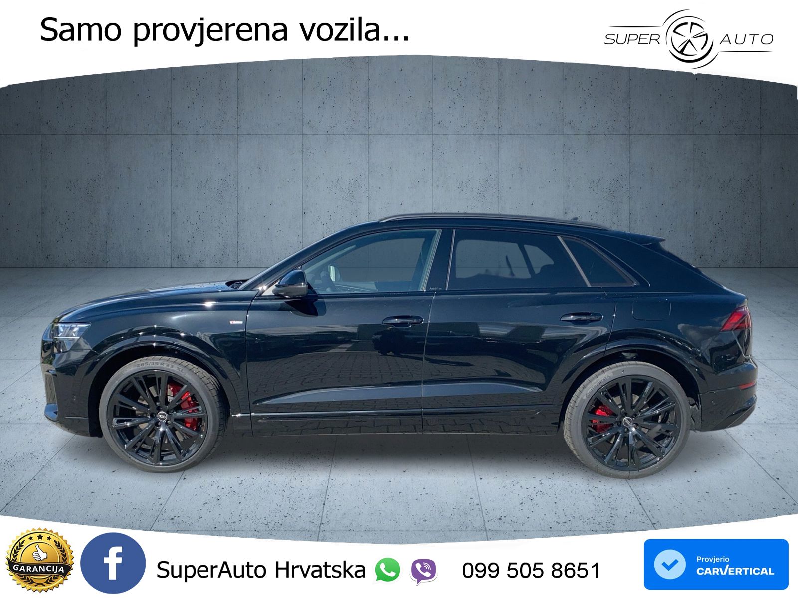 Audi Q8 60 TFSIe V6 (490 KS) quattro Tiptronic S line 489 KS LED+GR SJED+ACC