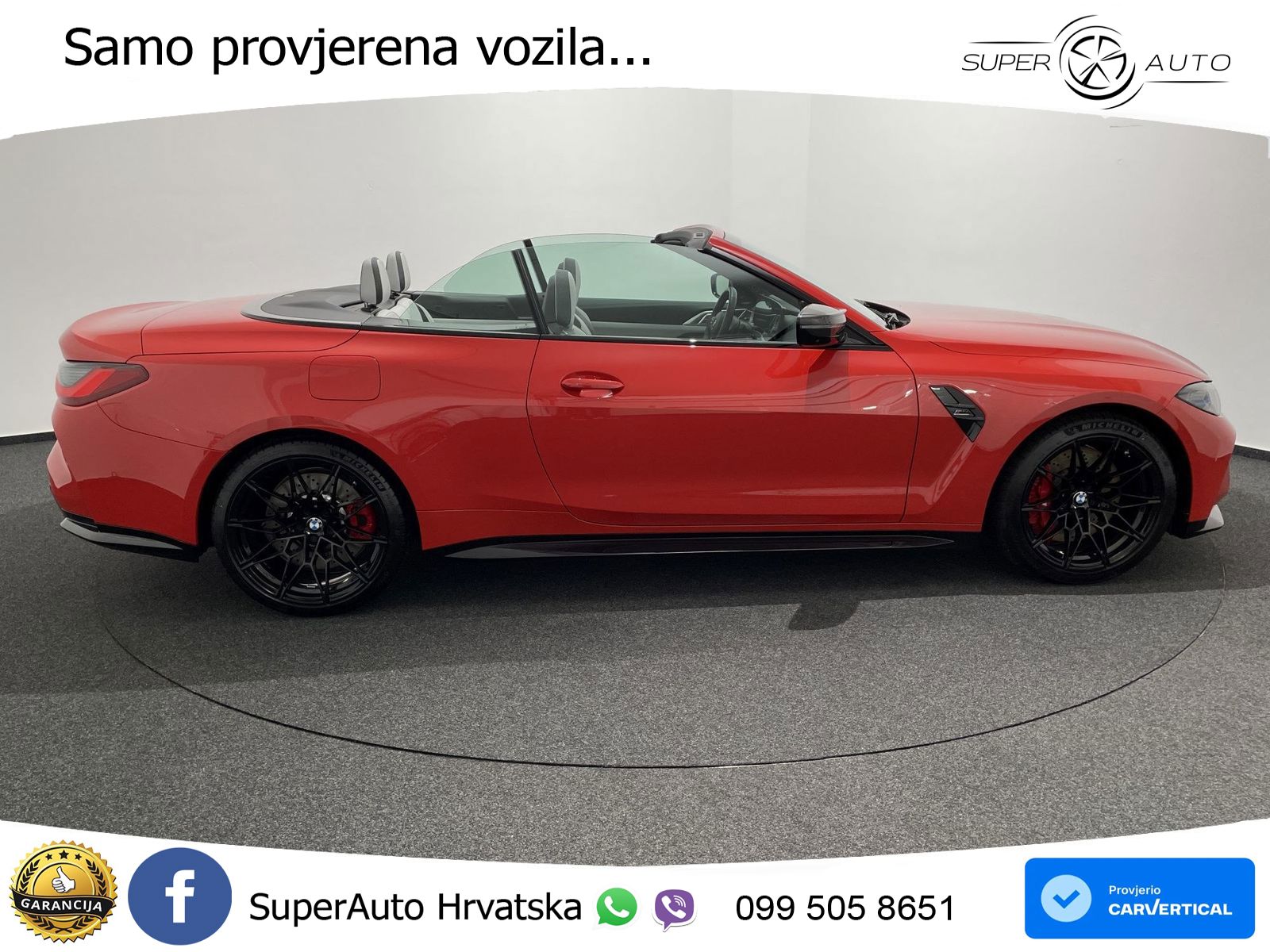 BMW M4 Convertible Competition 3.0 (510 KS) xDrive Steptronic LED+GR SJED+ACC