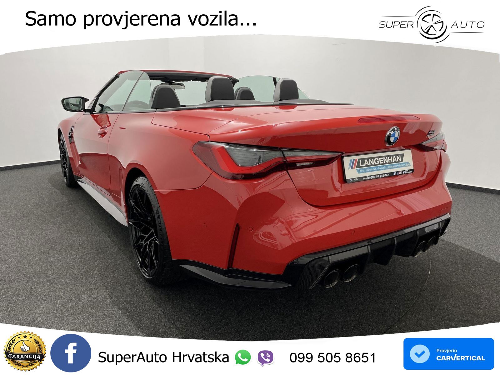 BMW M4 Convertible Competition 3.0 (510 KS) xDrive Steptronic LED+GR SJED+ACC