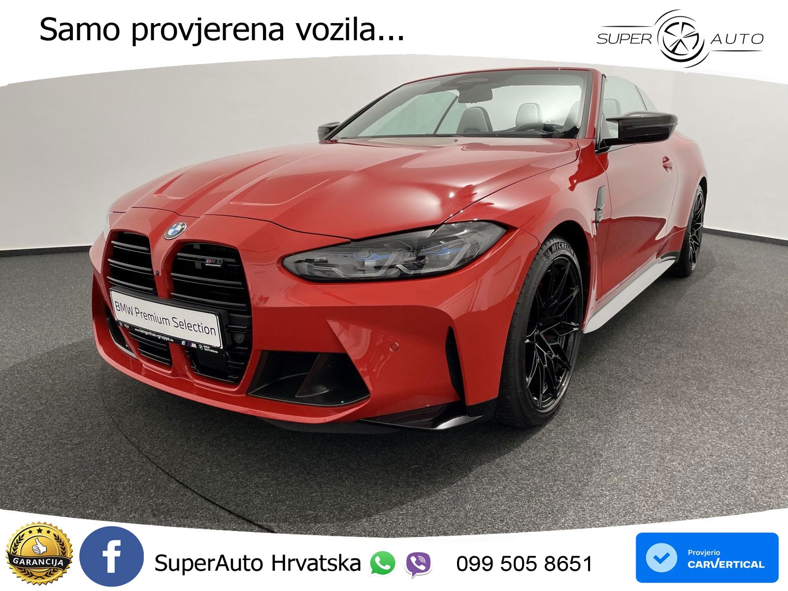 BMW M4 Convertible Competition 3.0 (510 KS) xDrive Steptronic LED+GR SJED+ACC