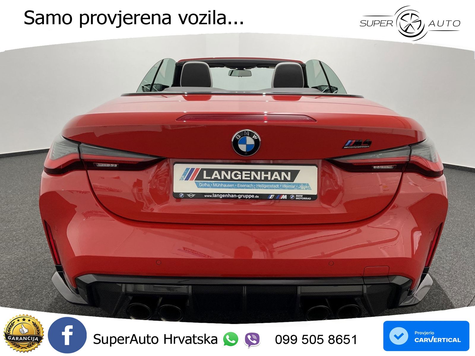 BMW M4 Convertible Competition 3.0 (510 KS) xDrive Steptronic LED+GR SJED+ACC