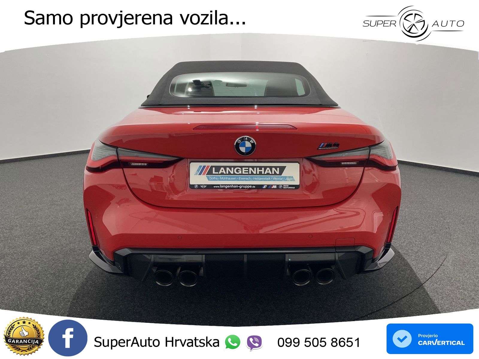 BMW M4 Convertible Competition 3.0 (510 KS) xDrive Steptronic LED+GR SJED+ACC