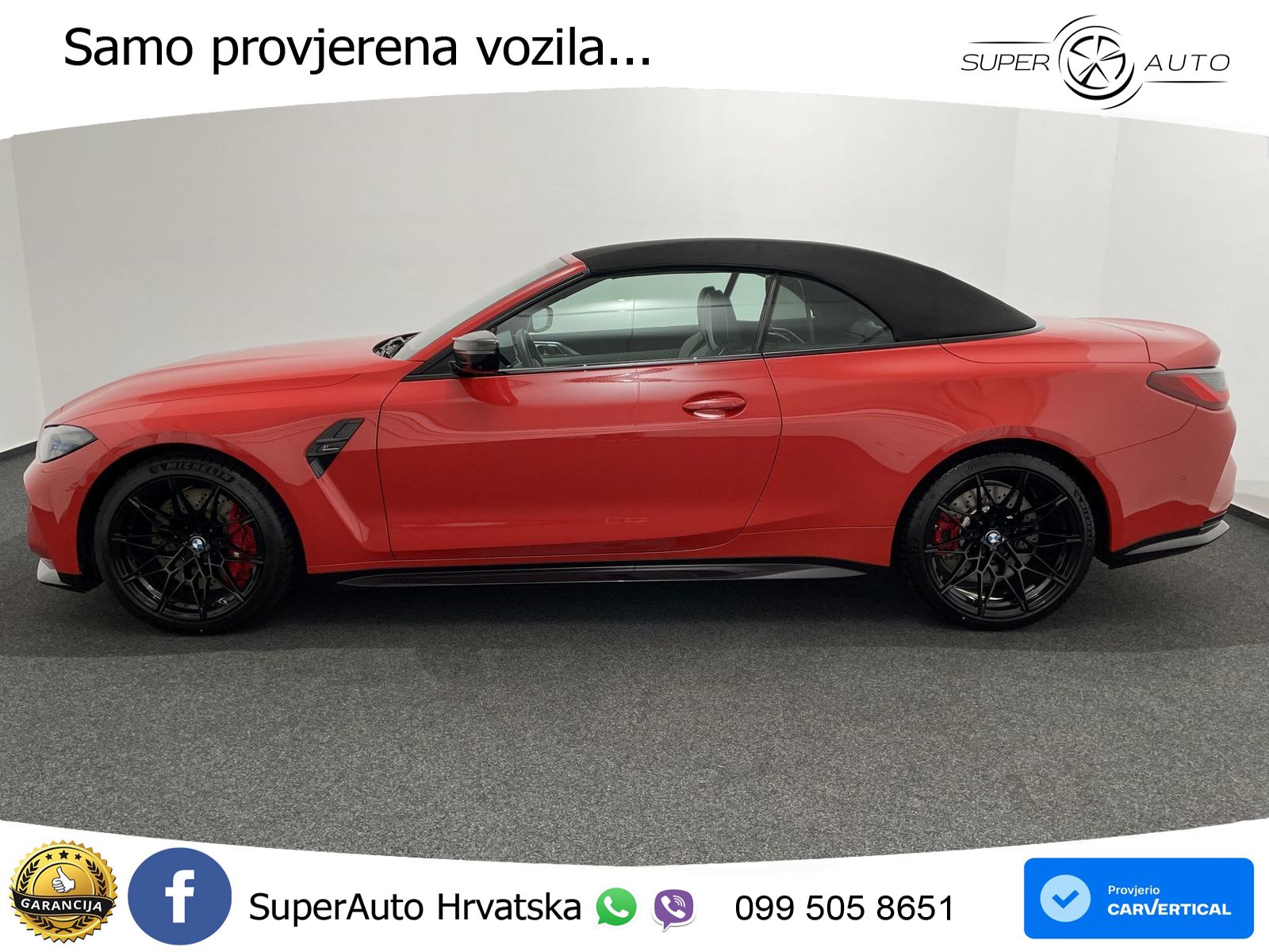 BMW M4 Convertible Competition 3.0 (510 KS) xDrive Steptronic LED+GR SJED+ACC