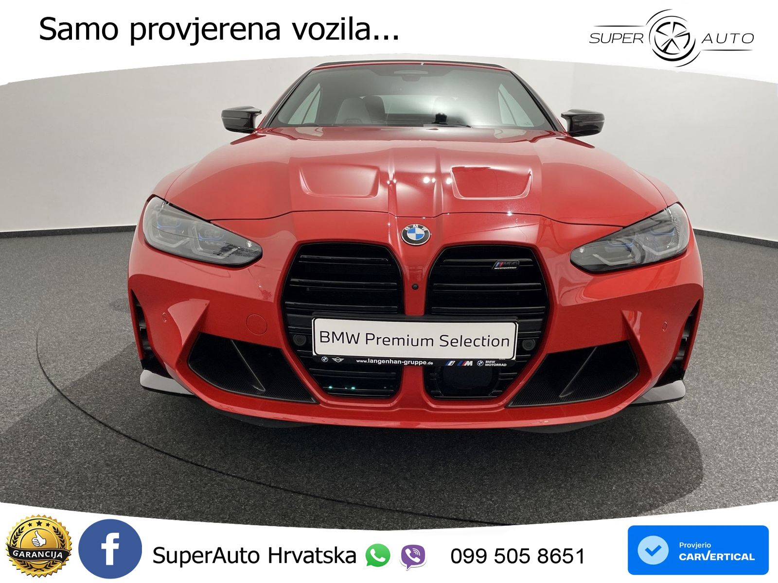 BMW M4 Convertible Competition 3.0 (510 KS) xDrive Steptronic LED+GR SJED+ACC