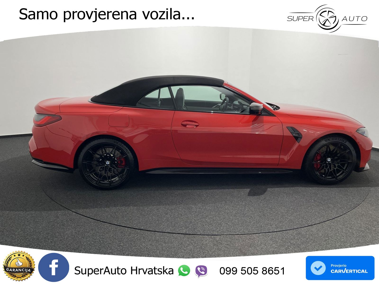 BMW M4 Convertible Competition 3.0 (510 KS) xDrive Steptronic LED+GR SJED+ACC