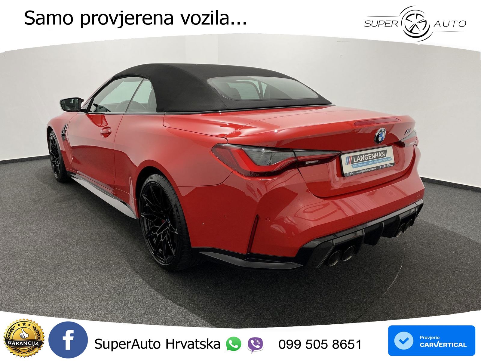 BMW M4 Convertible Competition 3.0 (510 KS) xDrive Steptronic LED+GR SJED+ACC