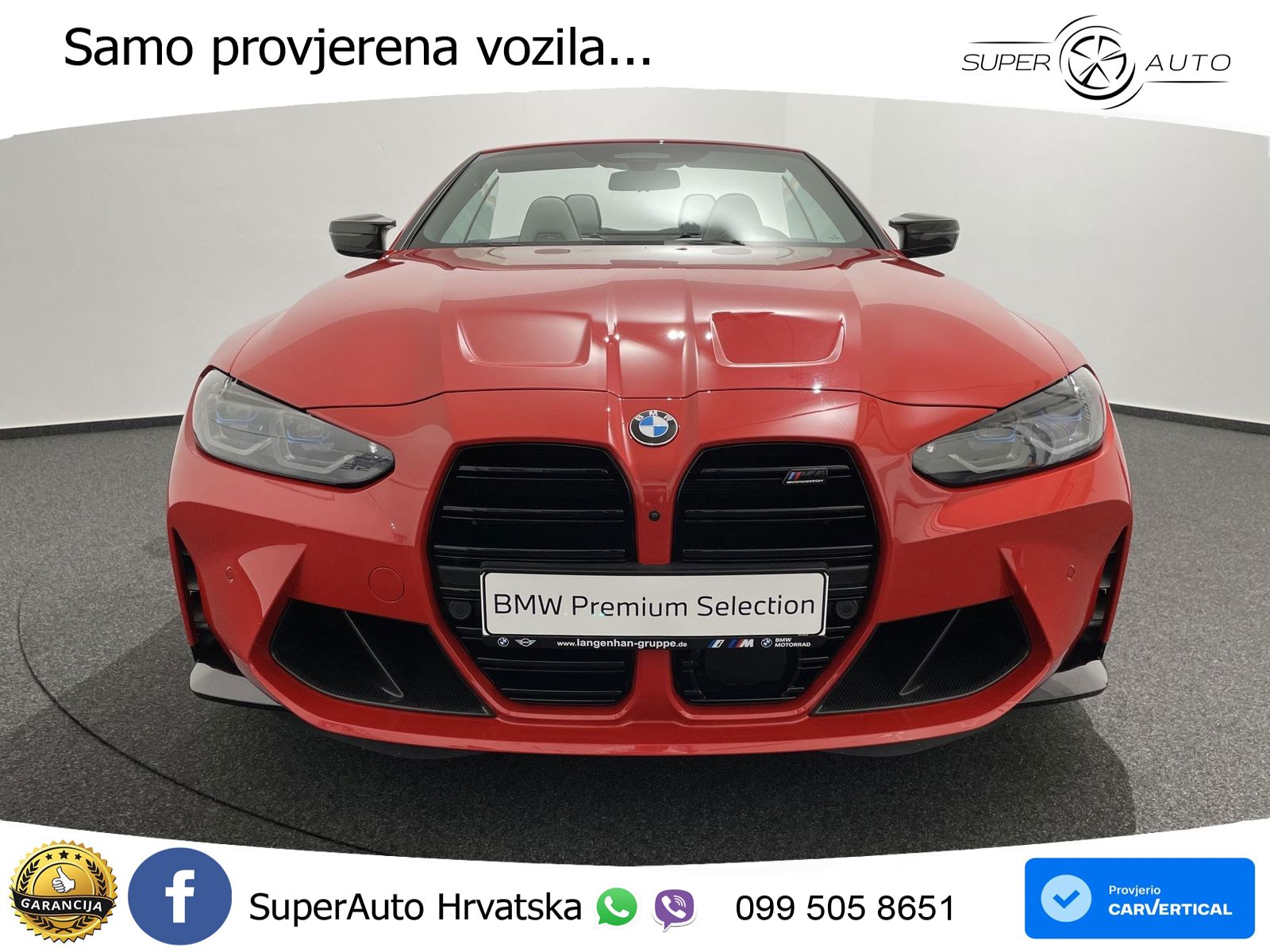 BMW M4 Convertible Competition 3.0 (510 KS) xDrive Steptronic LED+GR SJED+ACC