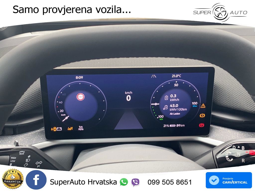 Volkswagen ID.3 58 kWh (190 KS)