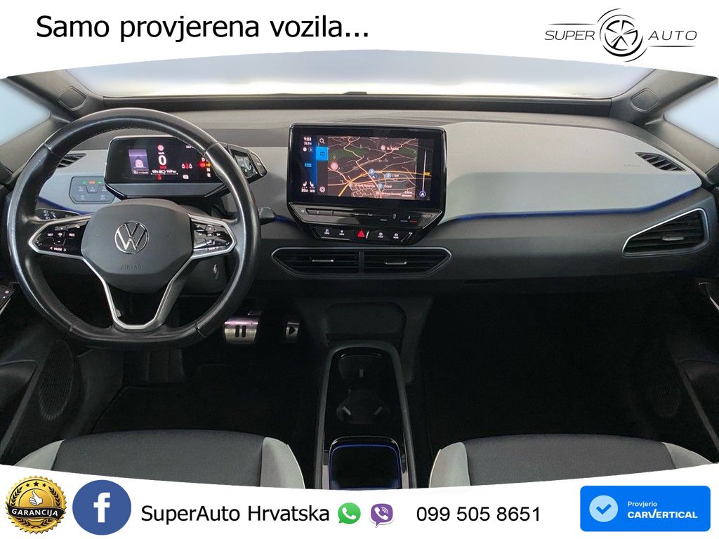 Volkswagen ID.3 Pro Performance 62 kWh (204 KS) LED+GR SJED+ACC
