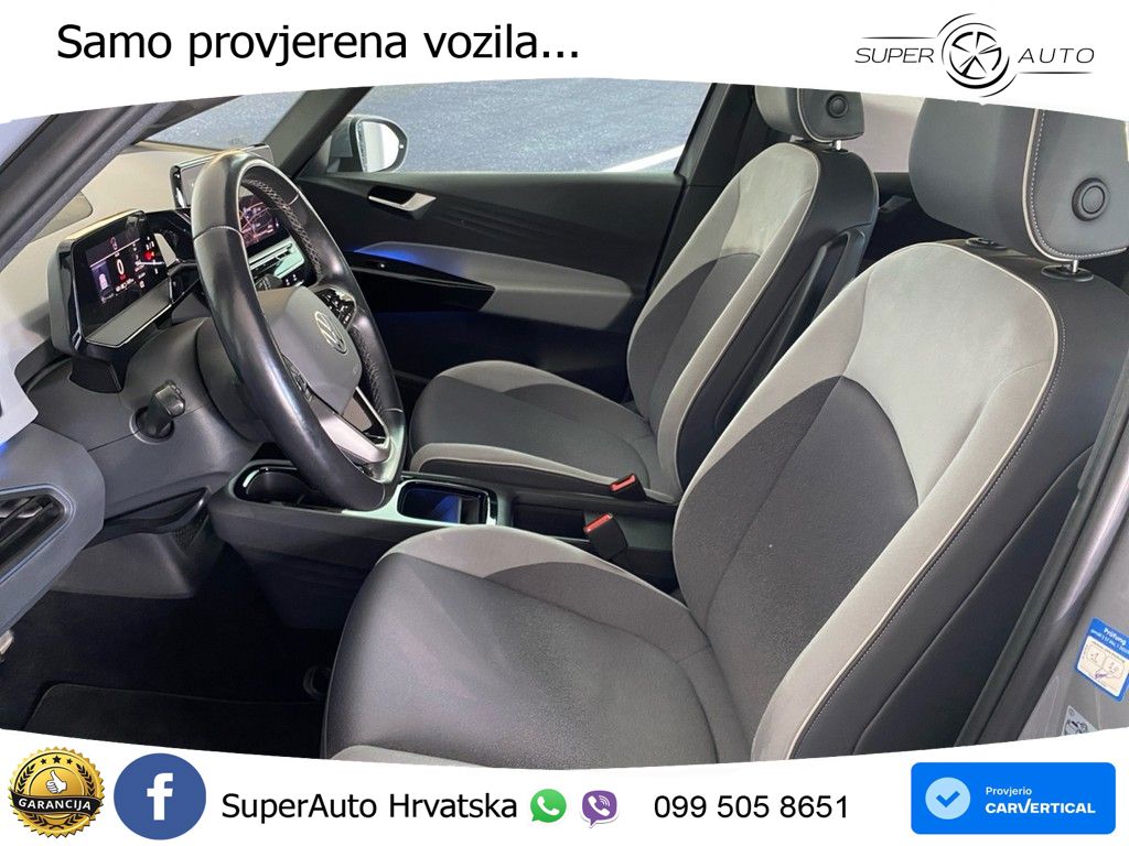 Volkswagen ID.3 Pro Performance 62 kWh (204 KS) LED+GR SJED+ACC