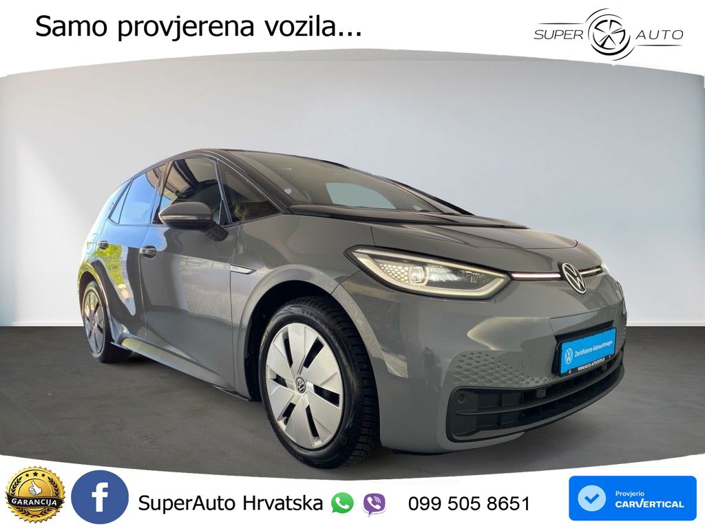 Volkswagen ID.3 Pro Performance 62 kWh (204 KS) LED+GR SJED+ACC
