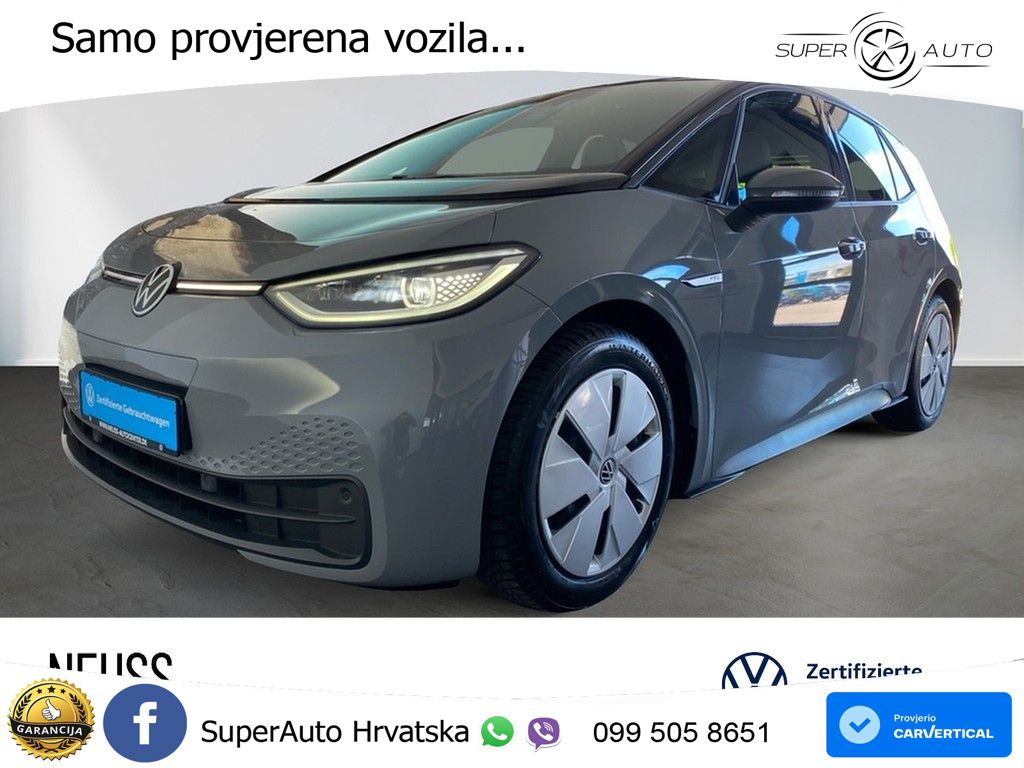 Volkswagen ID.3 Pro Performance 62 kWh (204 KS) LED+GR SJED+ACC