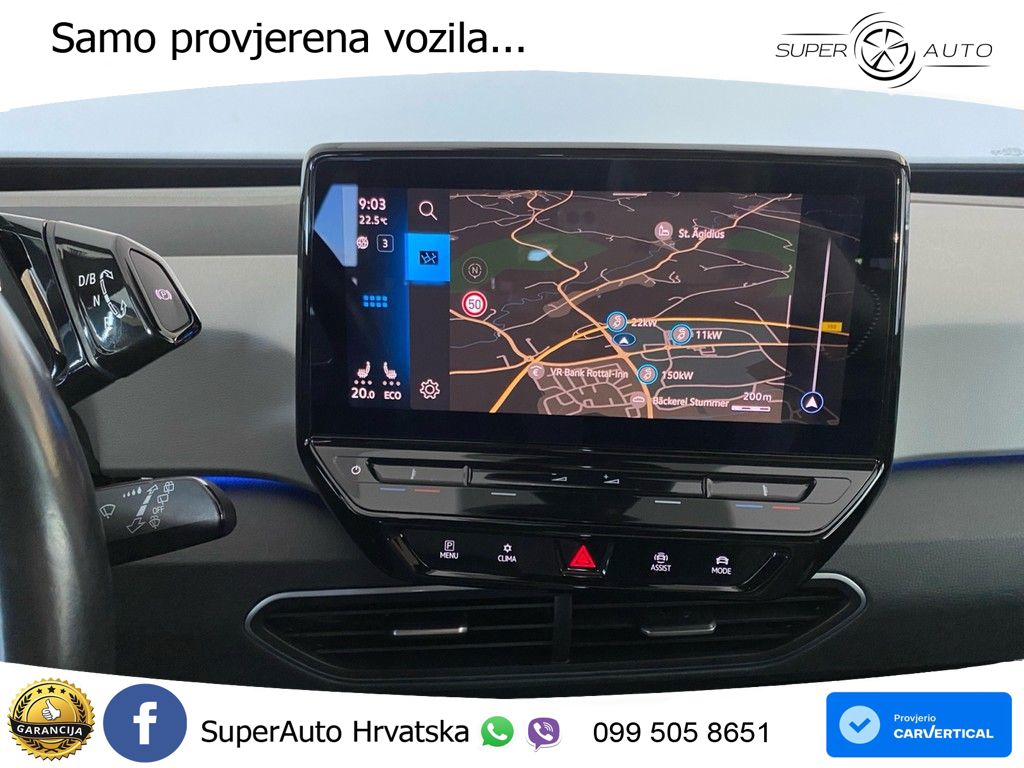 Volkswagen ID.3 Pro Performance 62 kWh (204 KS) LED+GR SJED+ACC