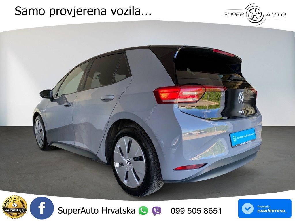 Volkswagen ID.3 Pro Performance 62 kWh (204 KS) LED+GR SJED+ACC